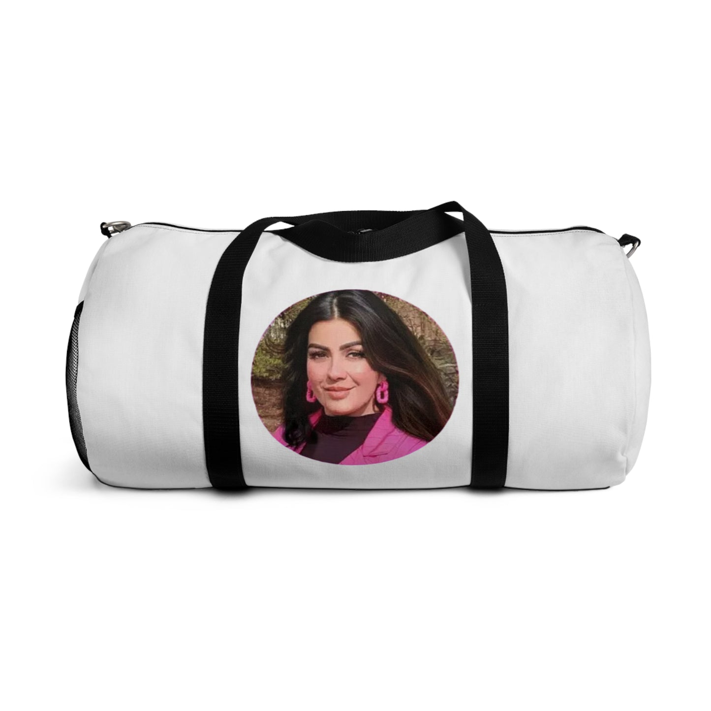 Bolsa Duffel Branca Clássica – Coleção Oficial Valnnyce Vanessa