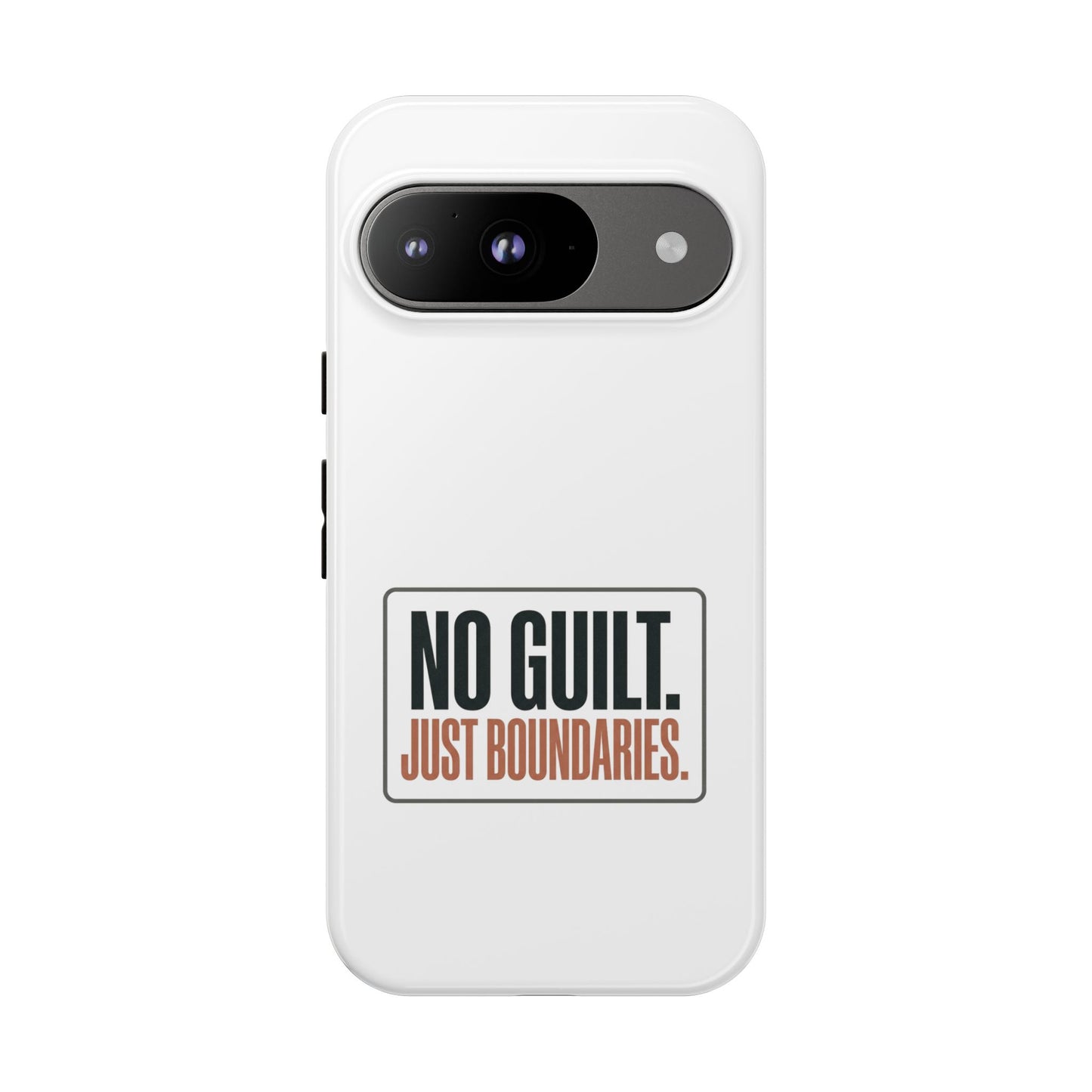 Phone Case — “No Guilt. Just Boundaries.” Motivational Protective Case