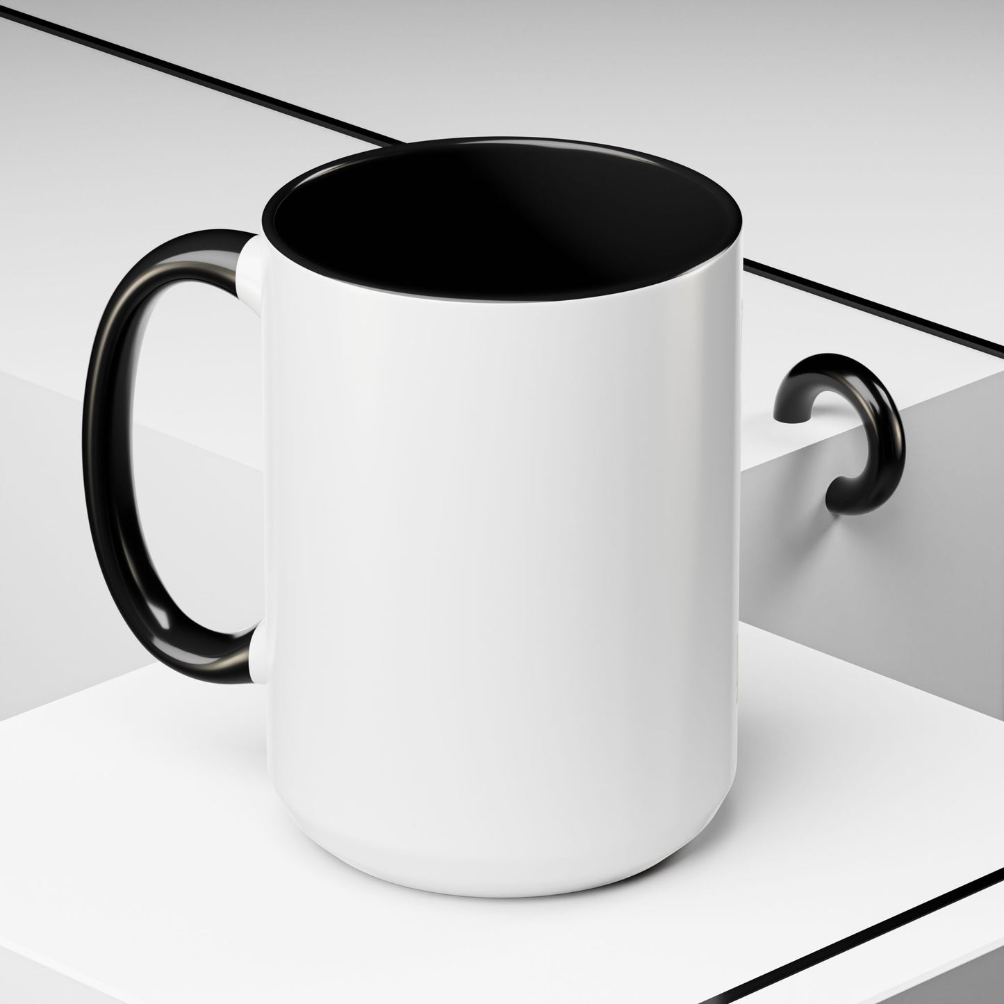 Boundaries Are Beautiful Accent Coffee Mug — Inspirational Self-Care Coffee Cup (11/15oz)