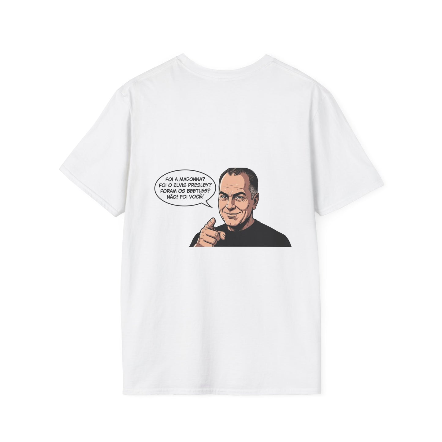 T-Shirt — "Quem Escolheu as Suas Decisões?" Portuguese Funny Portrait Tee