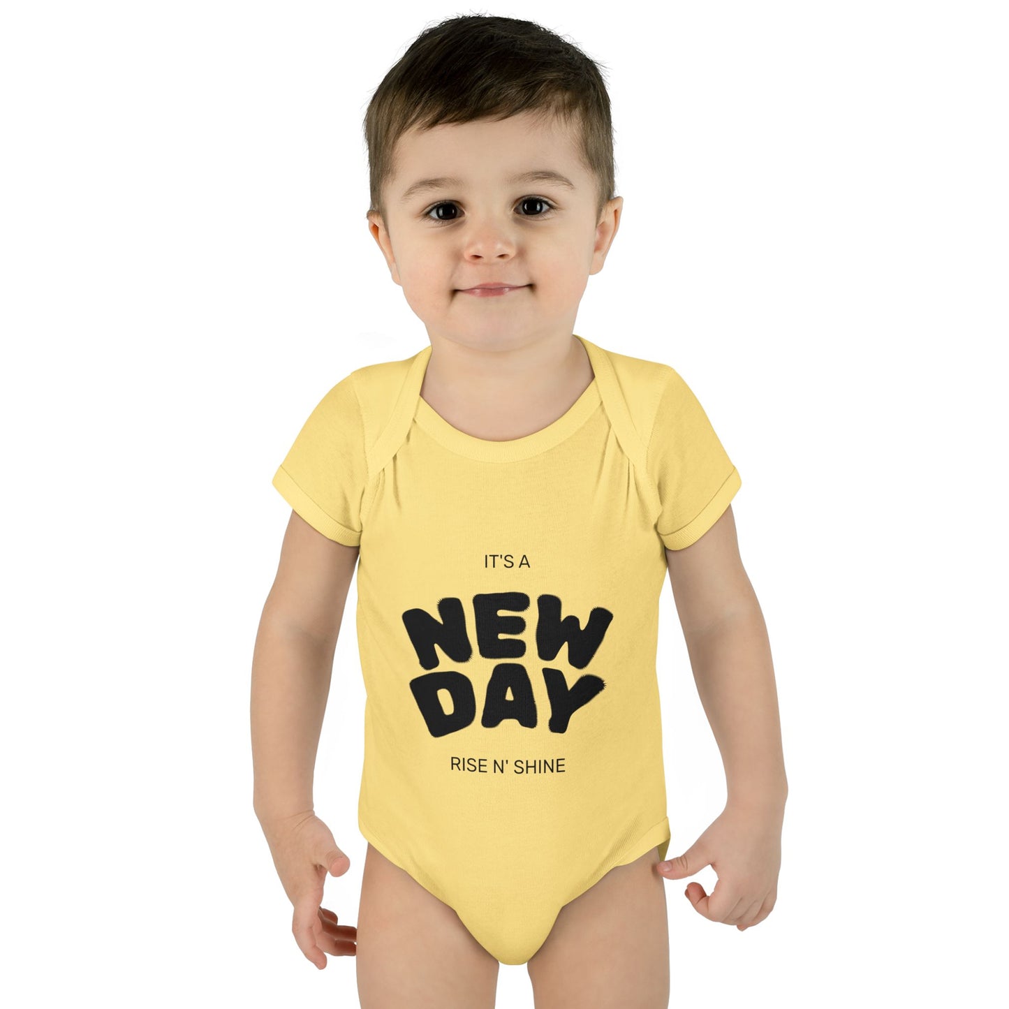 Infant Bodysuit "It's a New Day — Rise N' Shine" Baby Onesie