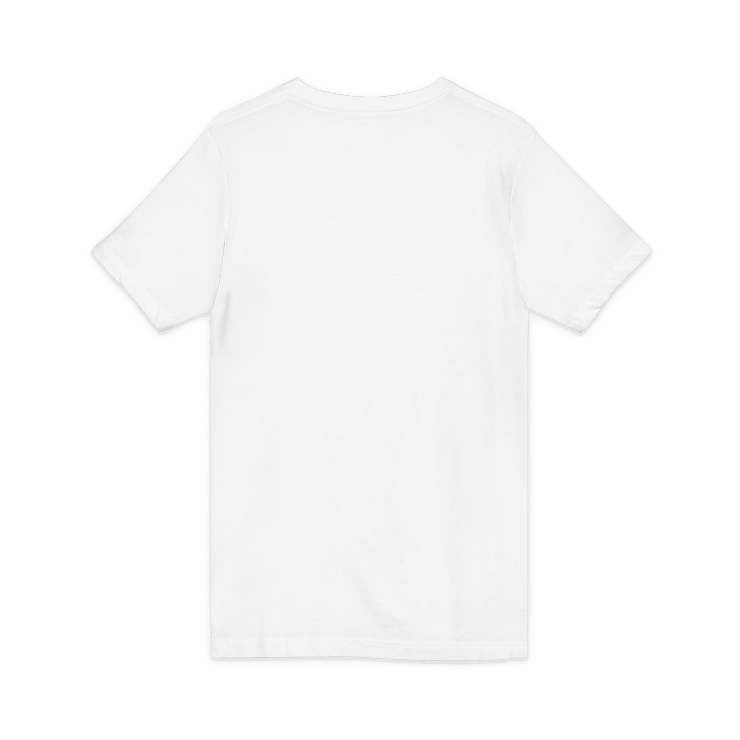 King of Cups Playing Card V‑Neck Tee — Retro Minimalist Tarot/Deck Design