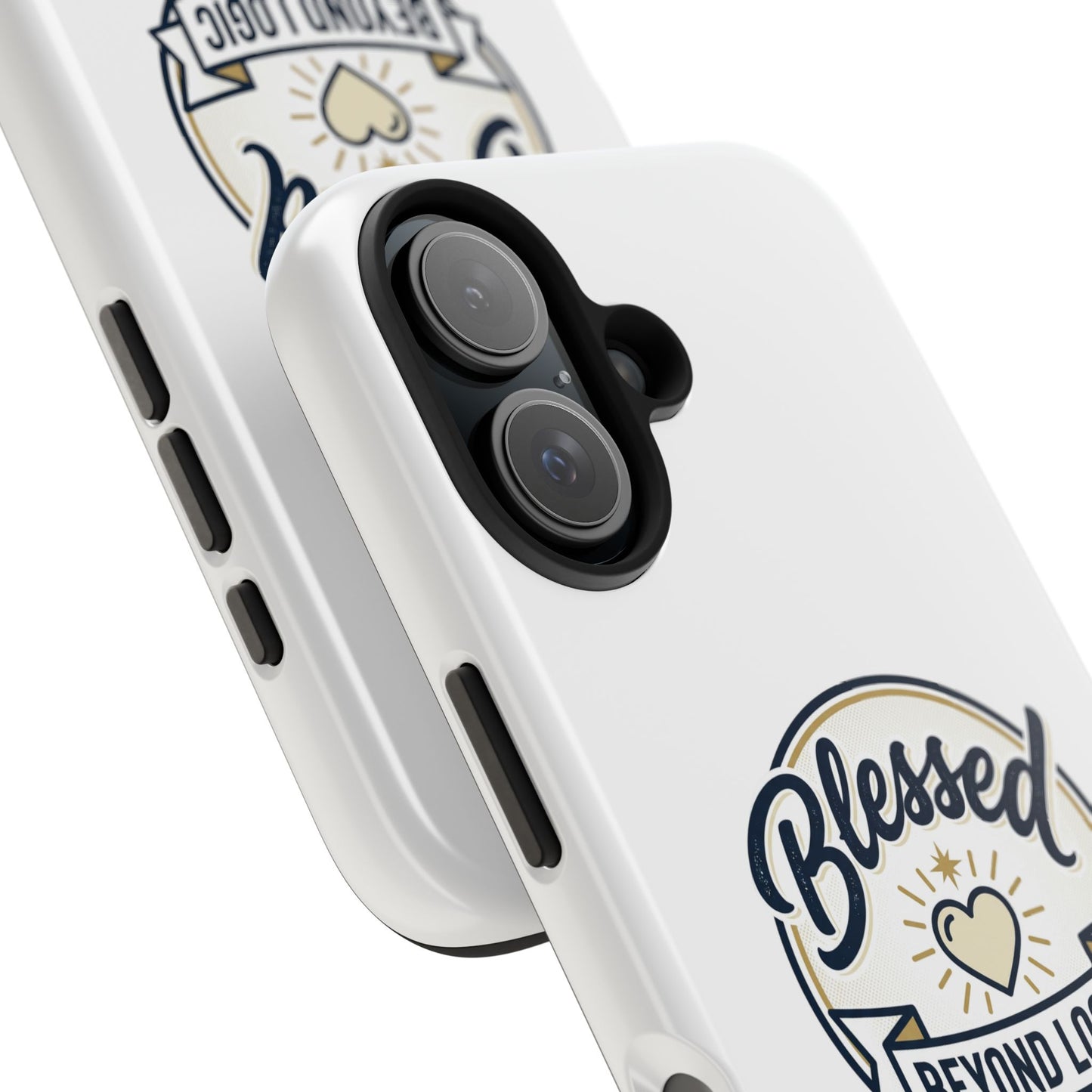 Blessed Beyond Logic Tough Phone Case — Inspirational Christian Phone Cover