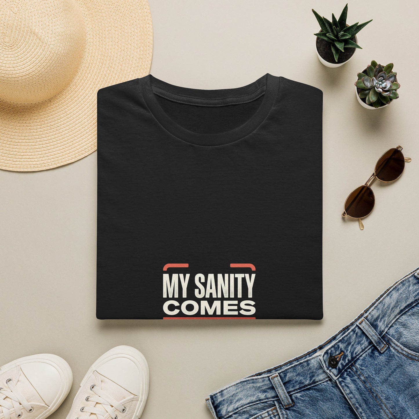 T‑Shirt — Minimal 'My Sanity Comes First' Graphic Tee