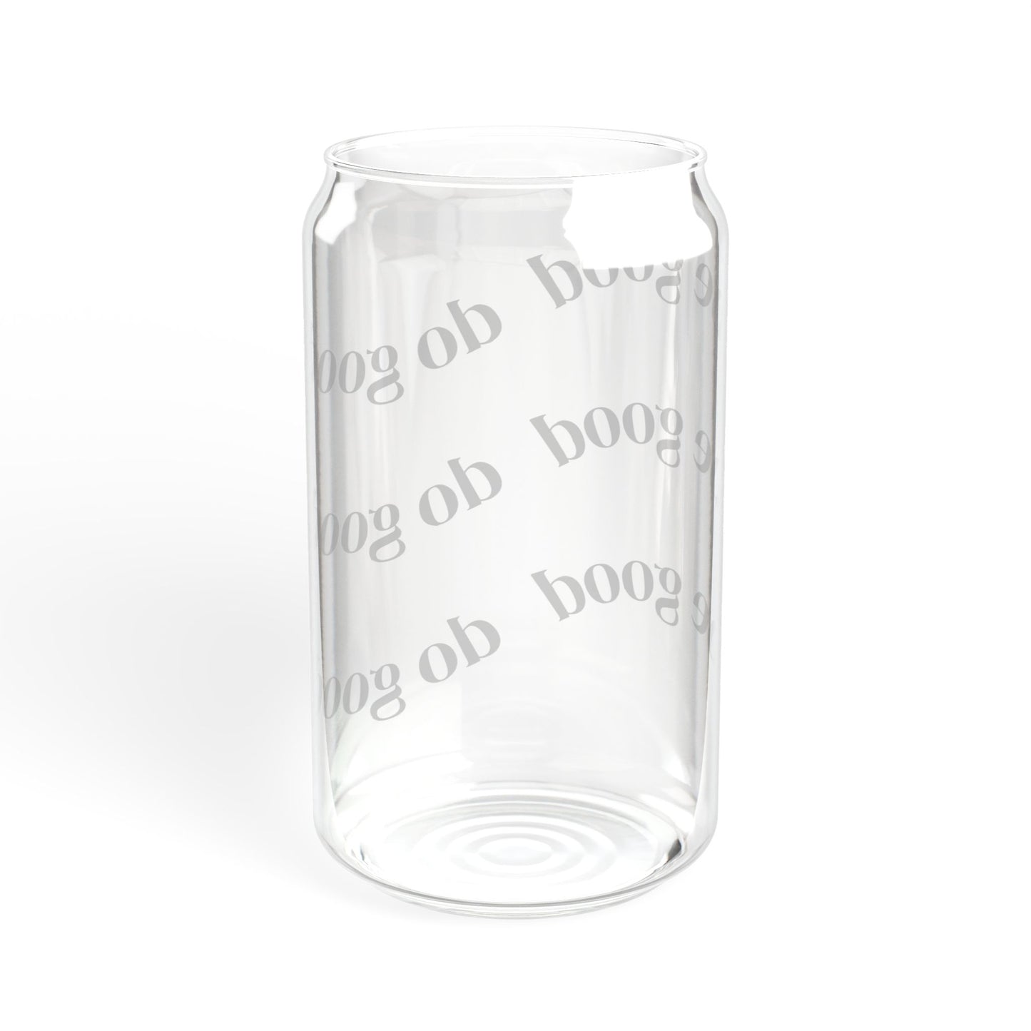 16oz Sipper Glass — Clear Drinkware Tumbler