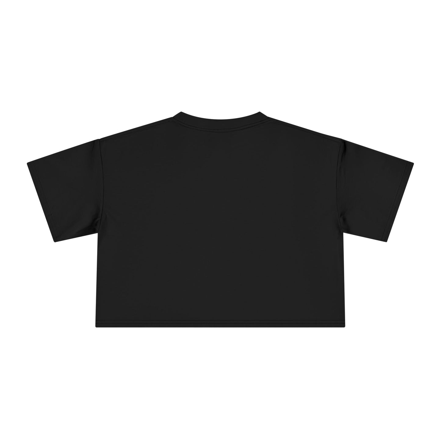 Retro Geometric Crop Tee — 80s Memphis Pattern Women's Top