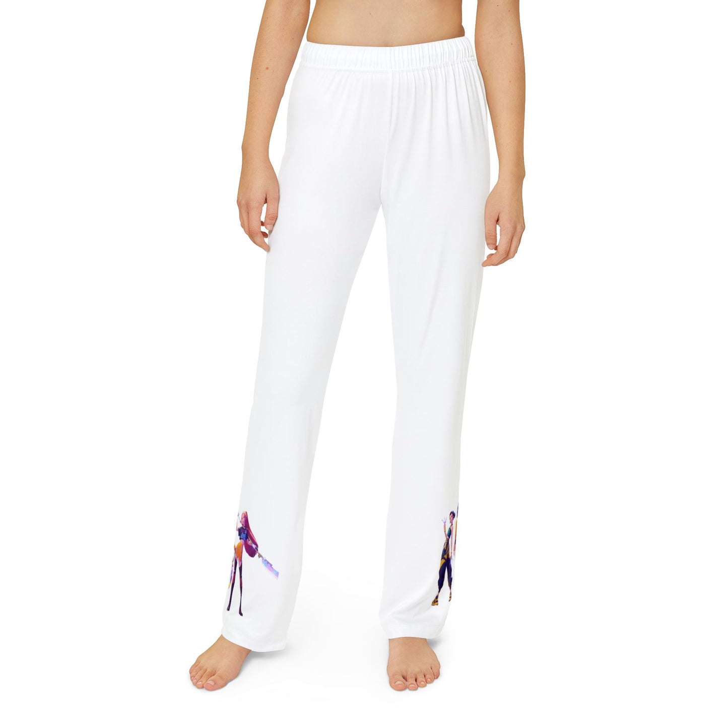 Kids Lounge Pants — Colorful Dance Characters AOP Printed Kids' Loungewear