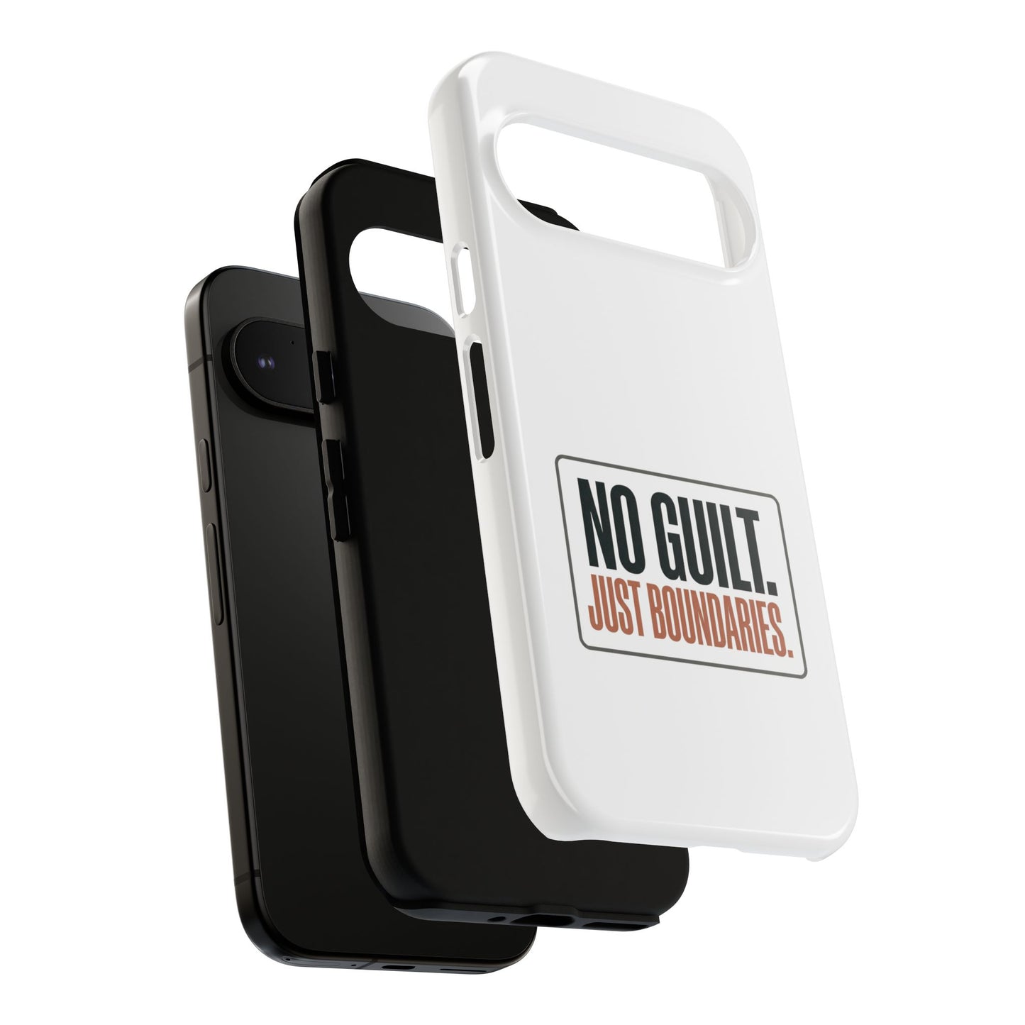 Phone Case — “No Guilt. Just Boundaries.” Motivational Protective Case