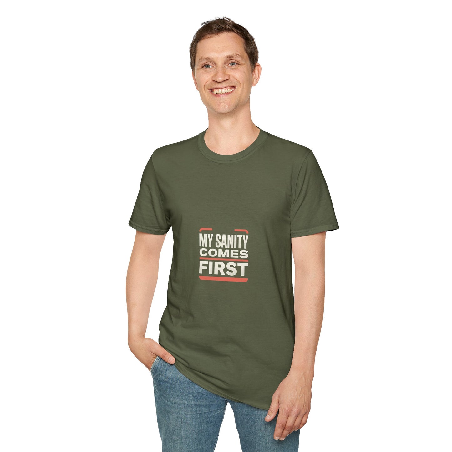 T‑Shirt — Minimal 'My Sanity Comes First' Graphic Tee