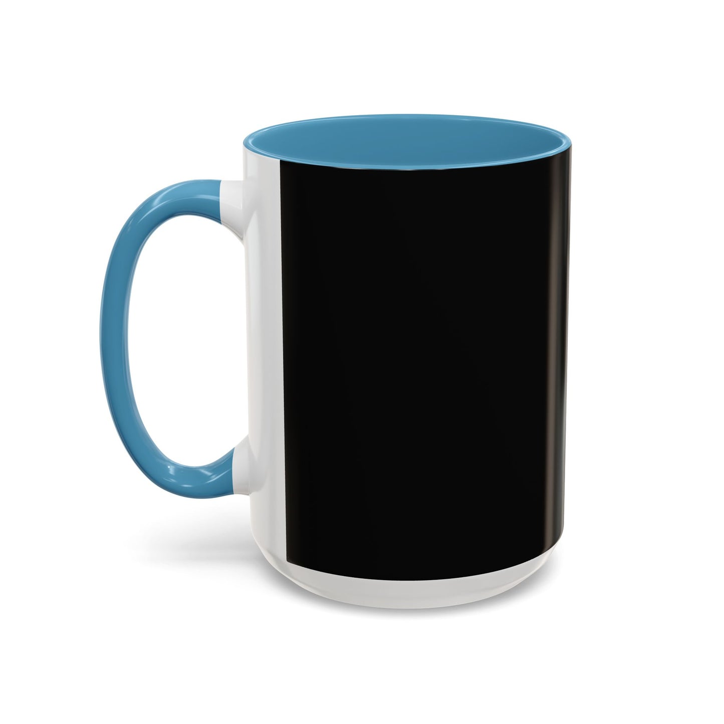 Caneca de café - Caneca inspiradora com detalhes pretos "Meu Brilho É Meu Próprio Negócio" (11/15 onças)