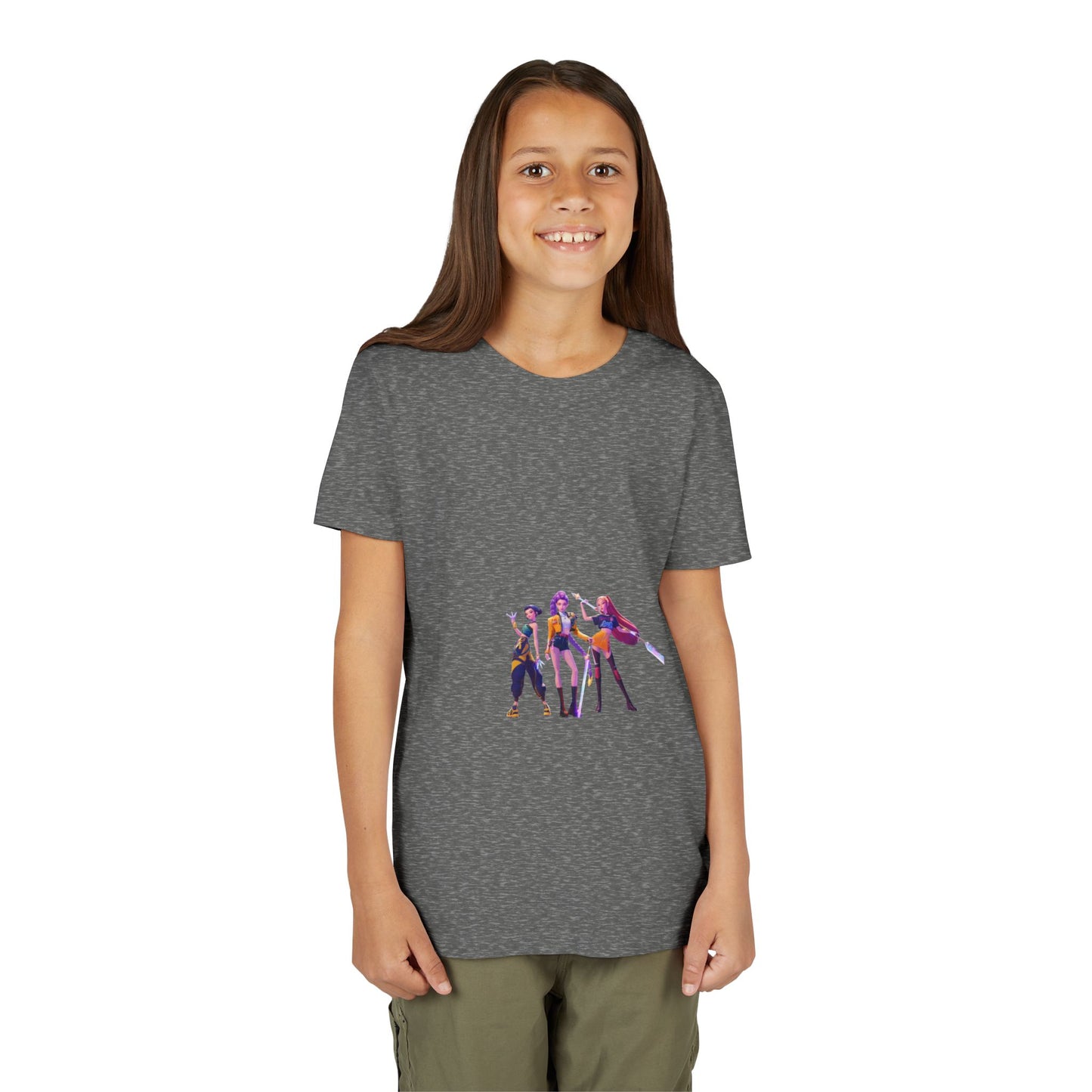 Youth Tee — Colorful Cartoon Band Kids T‑Shirt