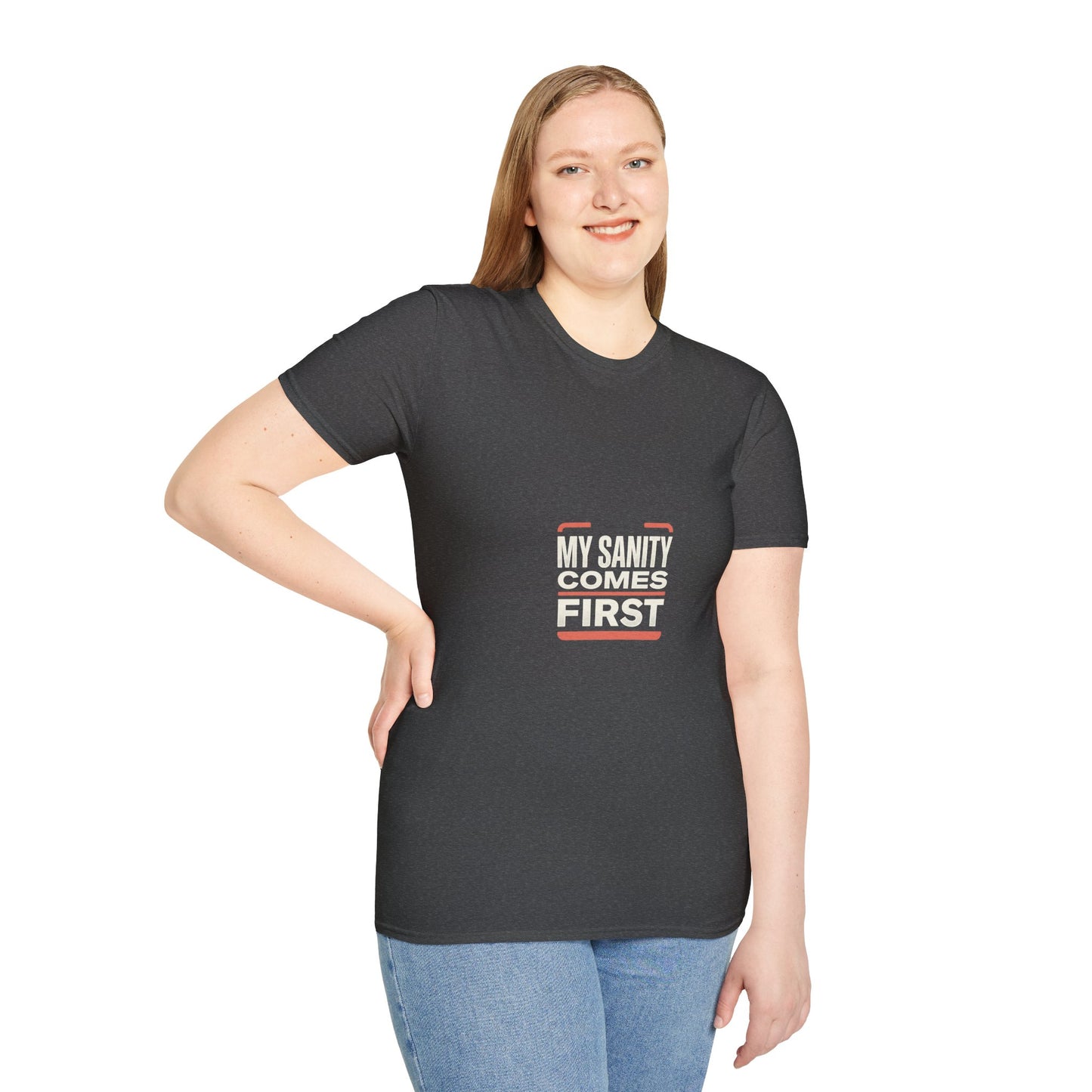 T‑Shirt — Minimal 'My Sanity Comes First' Graphic Tee