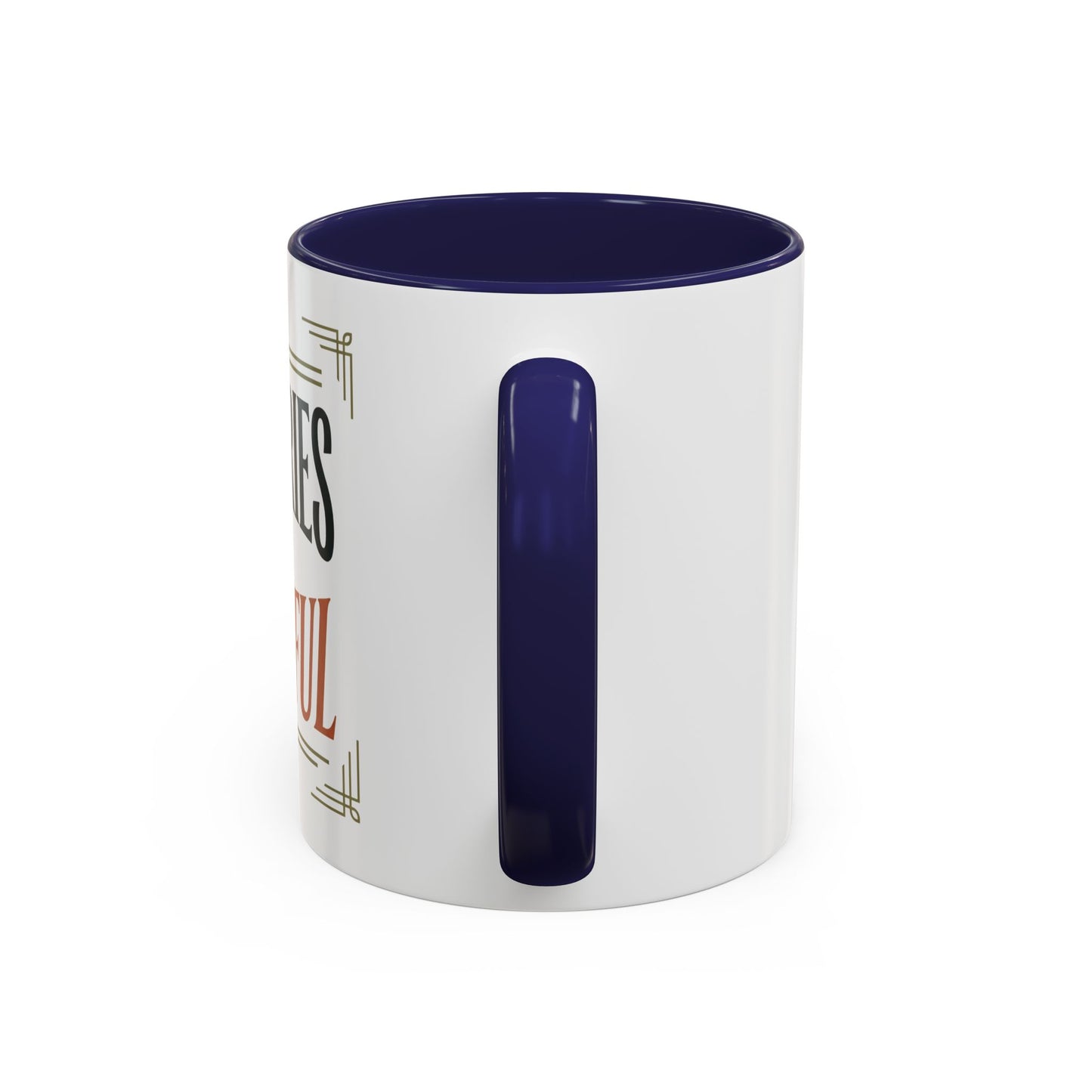 Boundaries Are Beautiful Accent Coffee Mug — Inspirational Self-Care Coffee Cup (11/15oz)