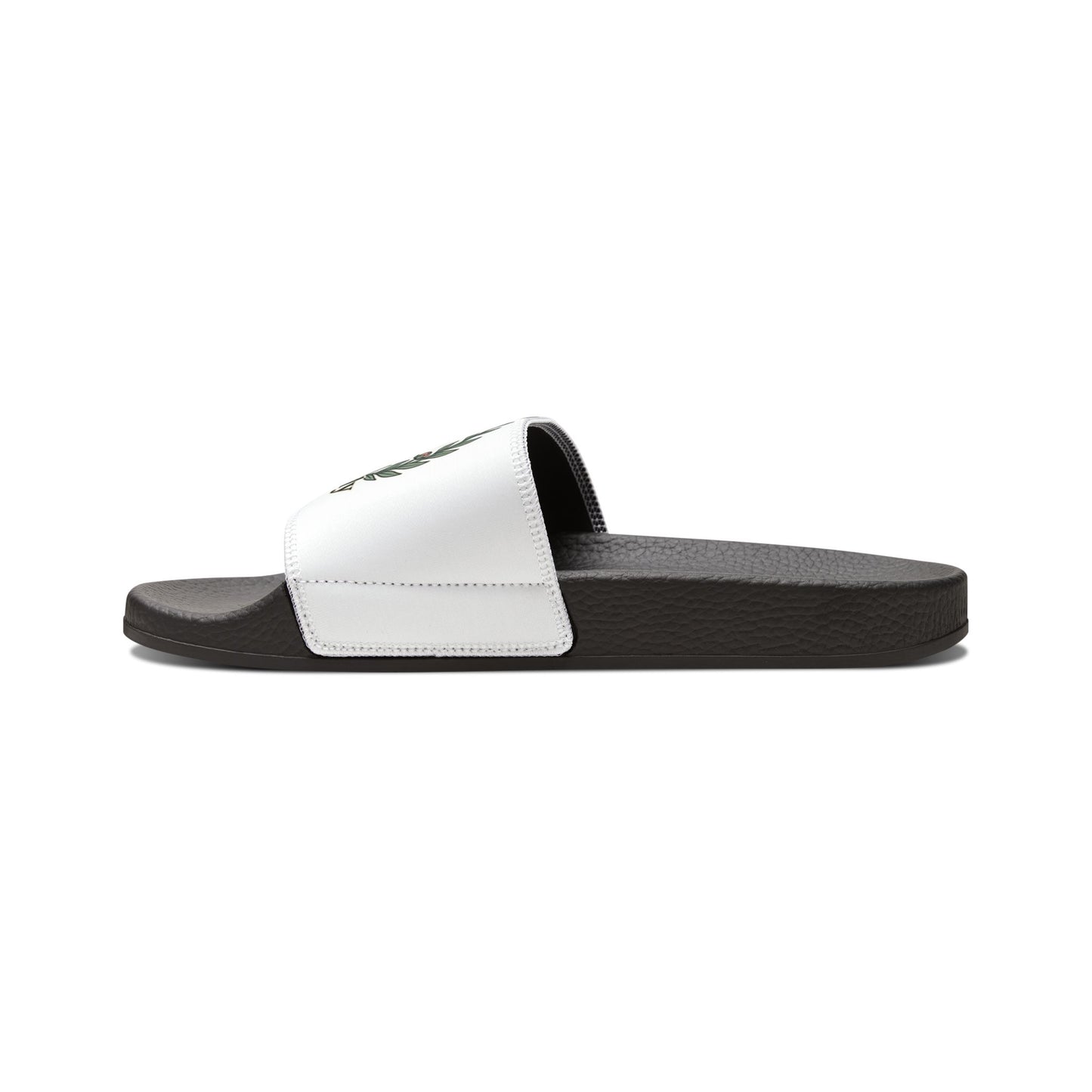 Women's Floral Wreath Slide Sandals — "Bloom Slowly" Removable- Strap Casual Slides