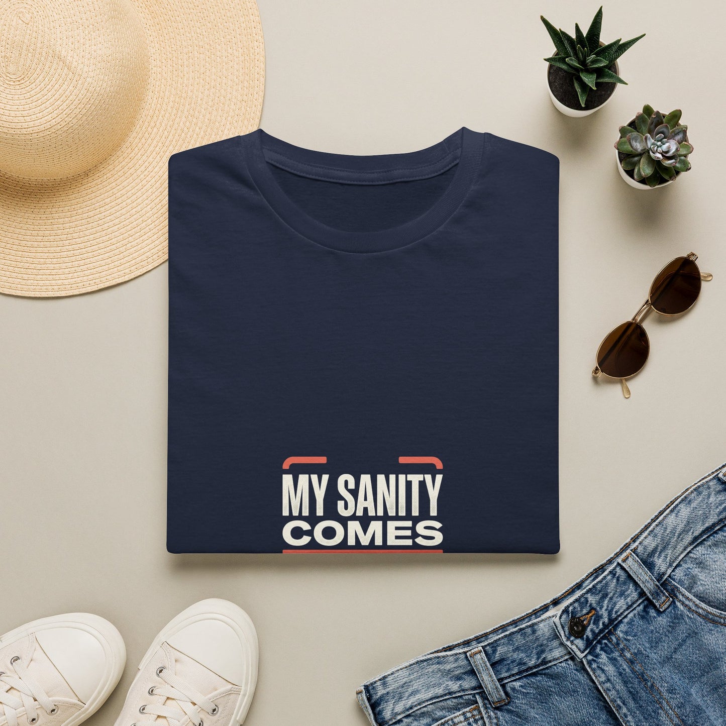 T‑Shirt — Minimal 'My Sanity Comes First' Graphic Tee