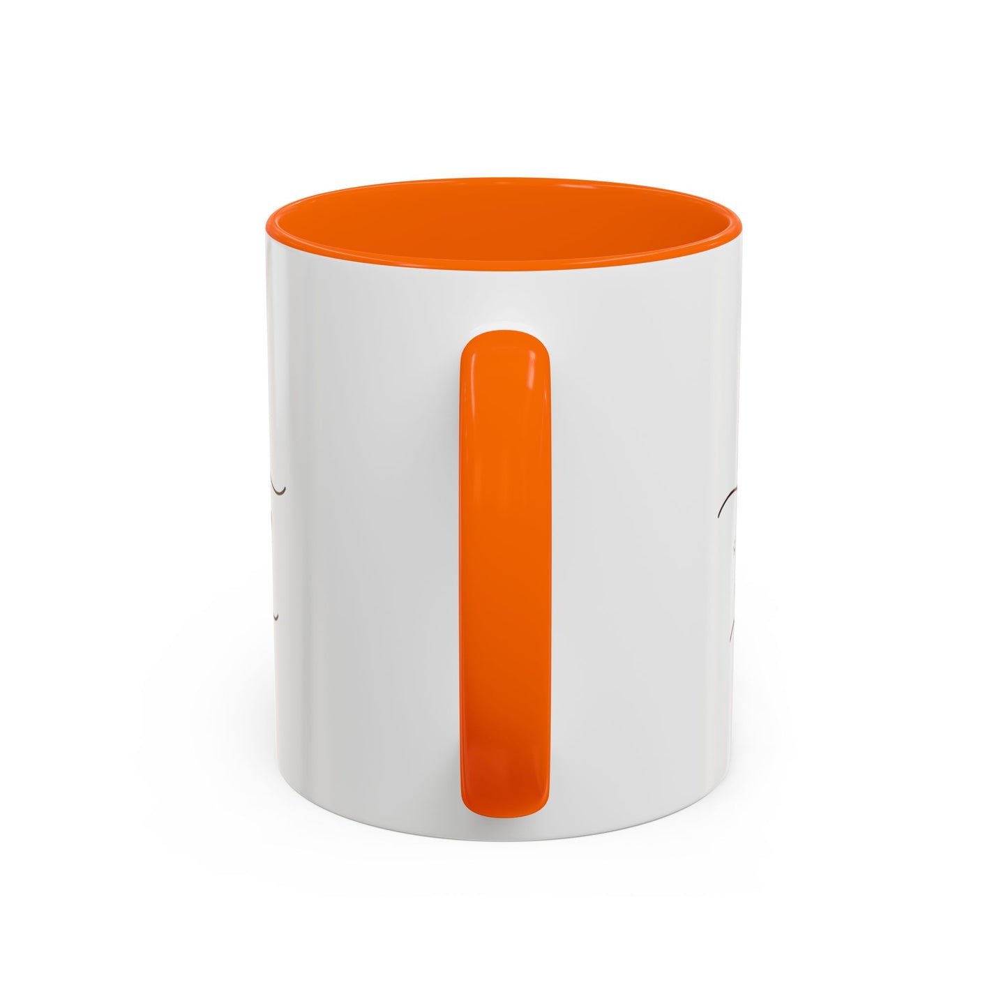 Personalized Accent Coffee Mug — “Just Like Everything You Do”