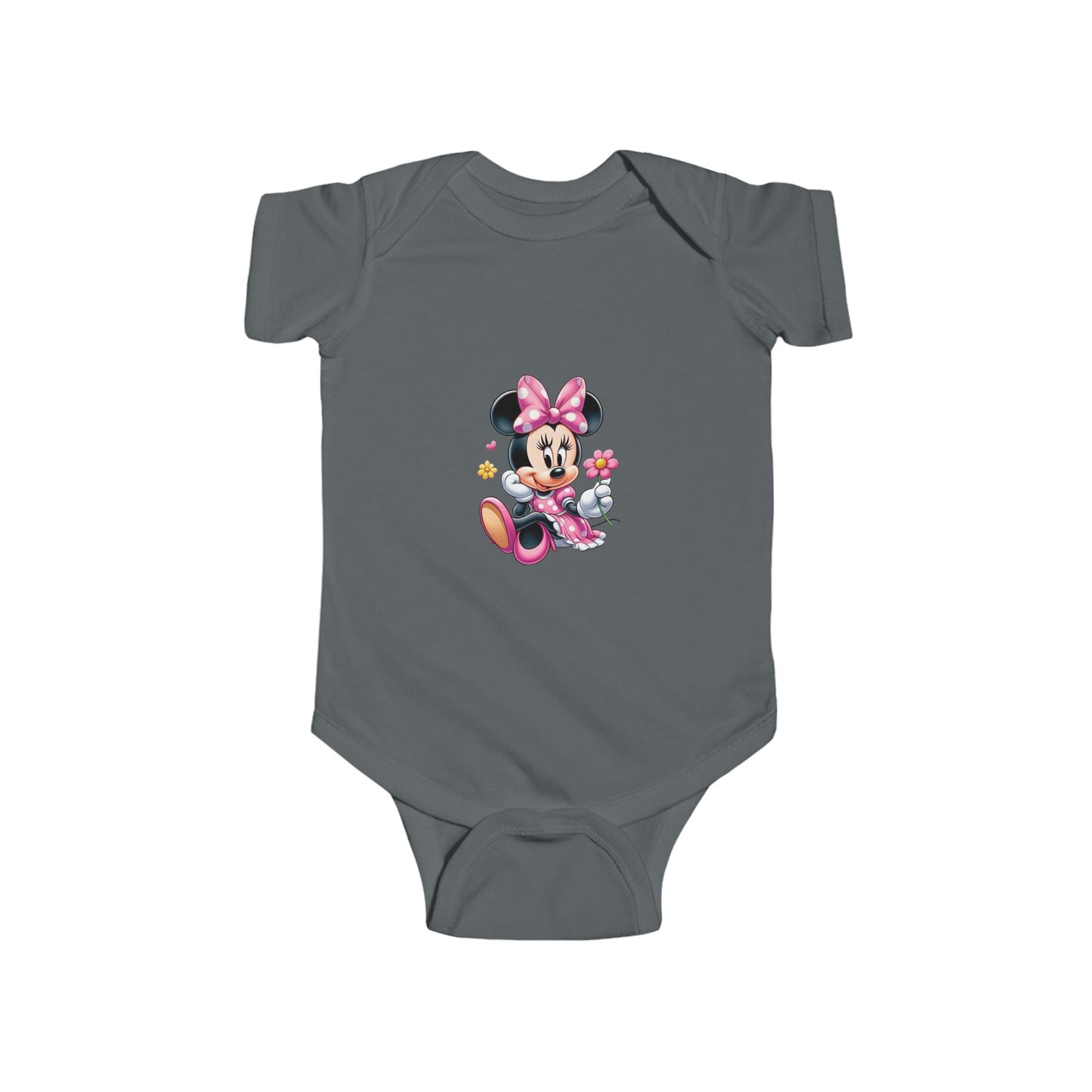Minnie Mouse Baby Bodysuit – Pink Bow Infant Onesie