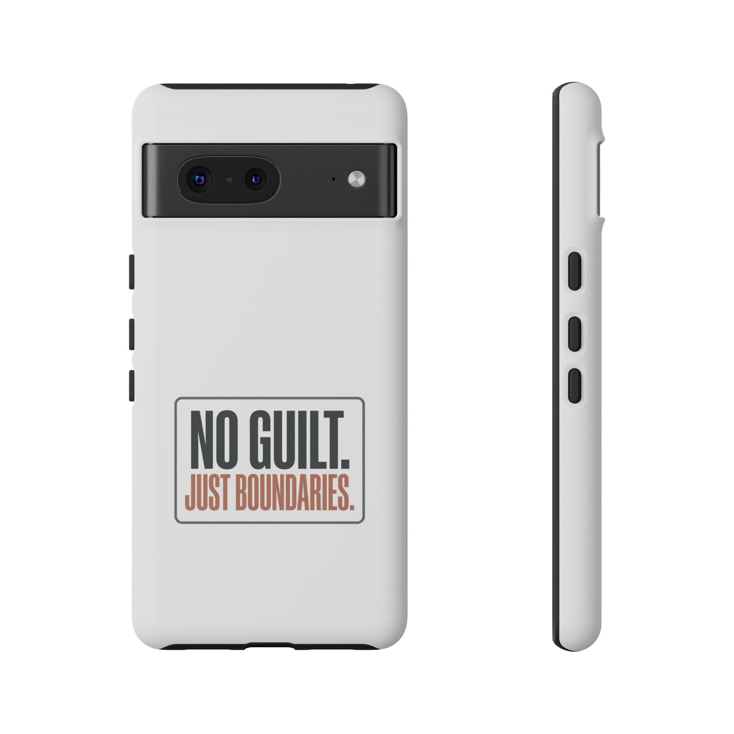 Phone Case — “No Guilt. Just Boundaries.” Motivational Protective Case