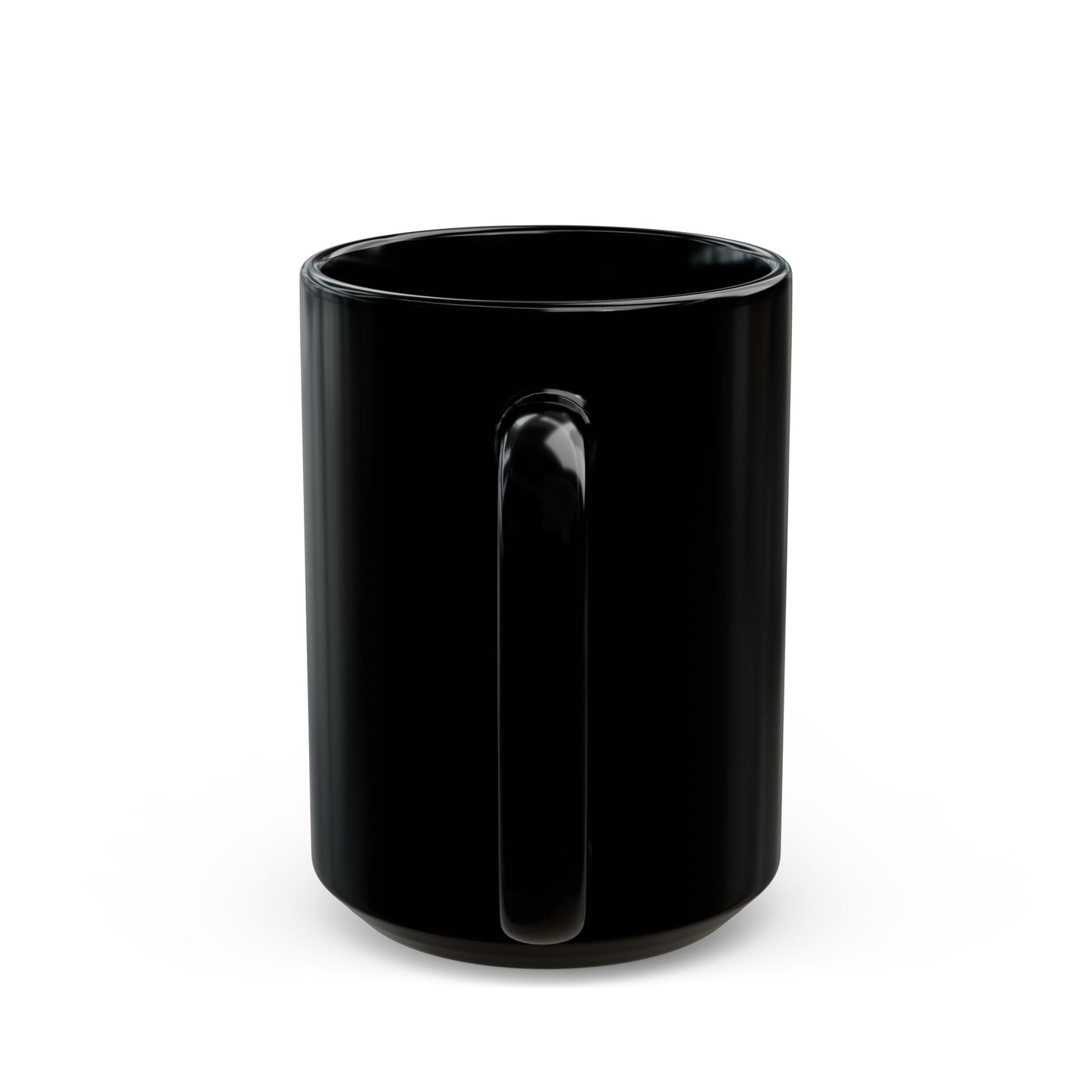 Heaven Energy Black Coffee Mug — Celestial Script 11oz & 15oz