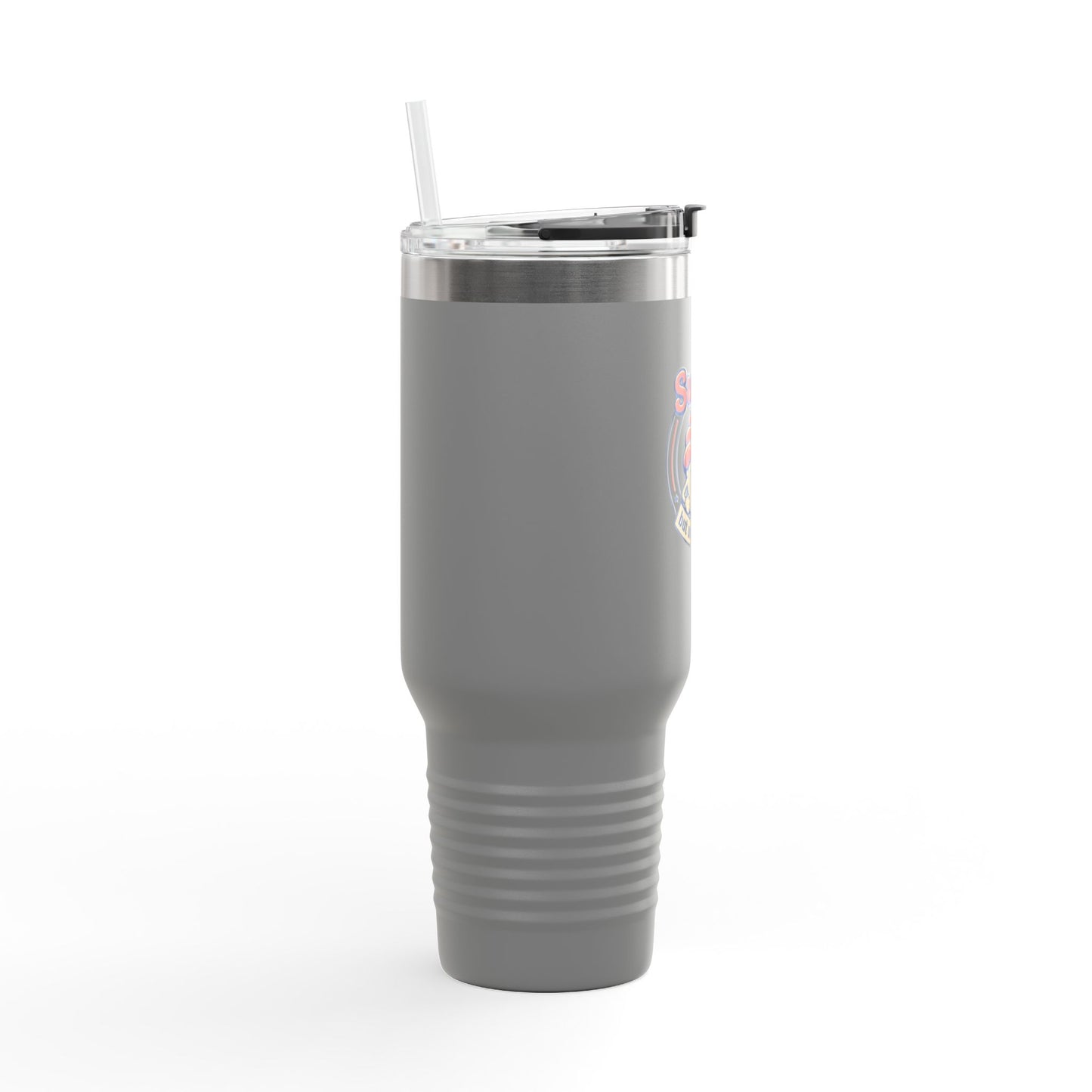 40oz Insulated Travel Mug — "Sweet but Unstoppable" Retro Dessert Design