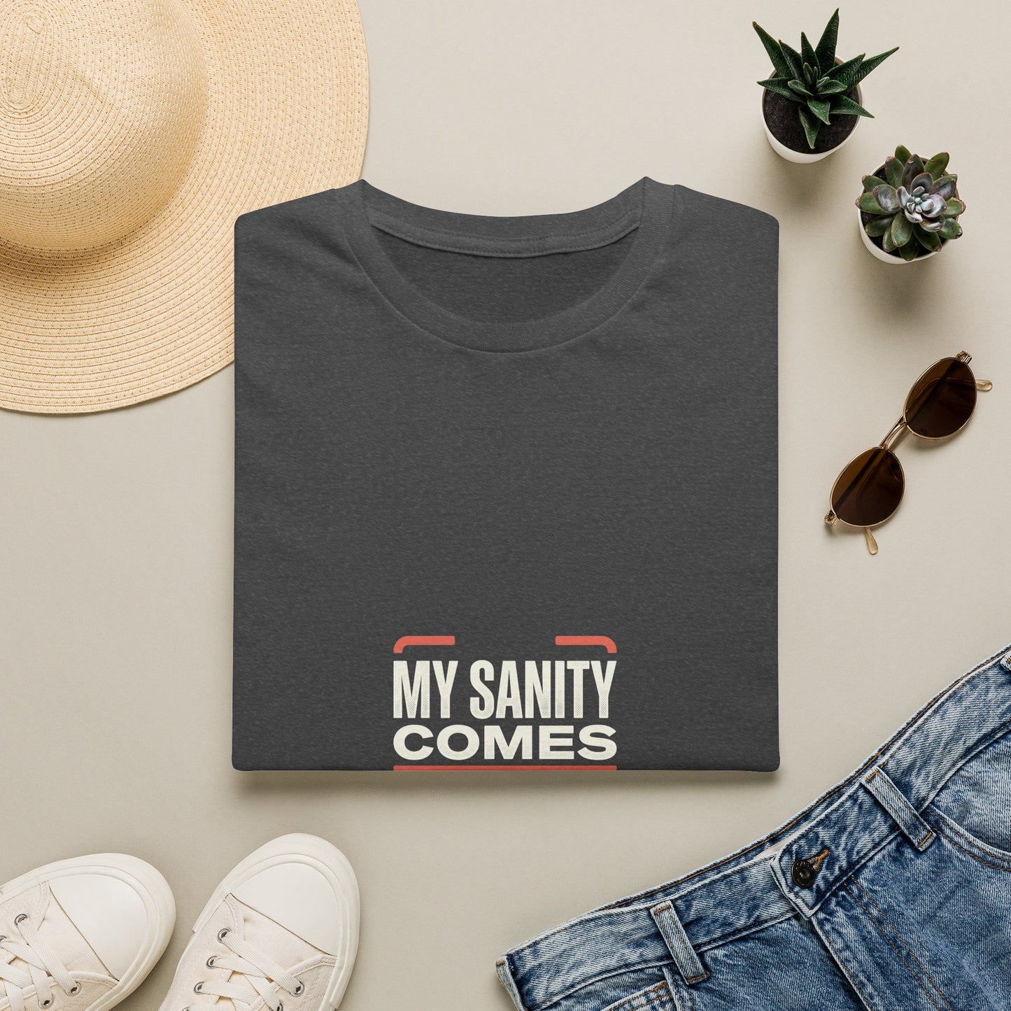 T‑Shirt — Minimal 'My Sanity Comes First' Graphic Tee