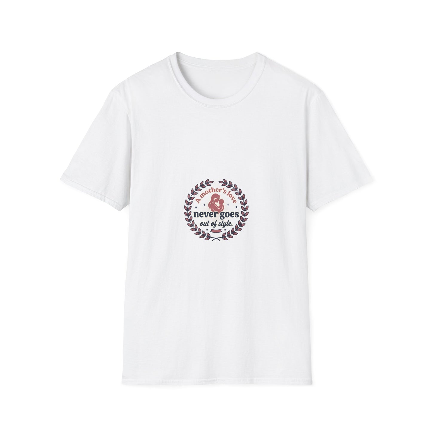 Love Never Goes Out of Style Retro Rose T-Shirt - Camiseta "O Amor Nunca Sai de Moda" – Rosa Retrô
