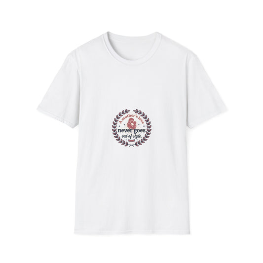 Love Never Goes Out of Style Retro Rose T-Shirt - Camiseta "O Amor Nunca Sai de Moda" – Rosa Retrô