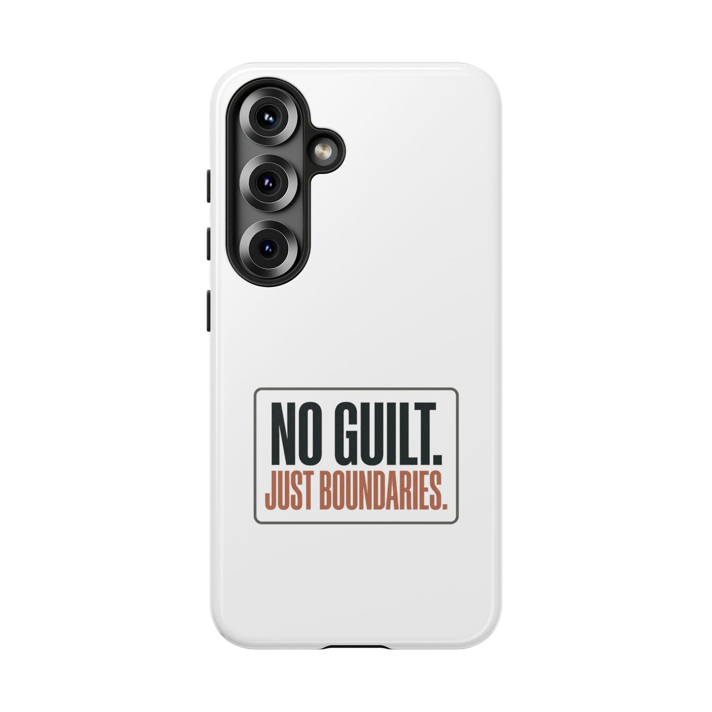 Phone Case — “No Guilt. Just Boundaries.” Motivational Protective Case