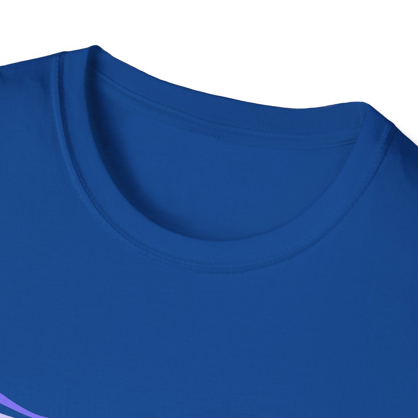 Dog Face T-Shirt — Playful Purple Pup with Star Sunglasses Graphic