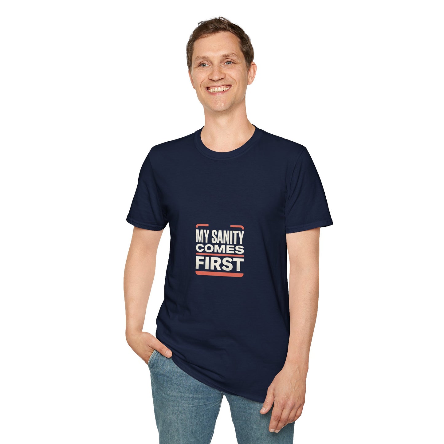 T‑Shirt — Minimal 'My Sanity Comes First' Graphic Tee