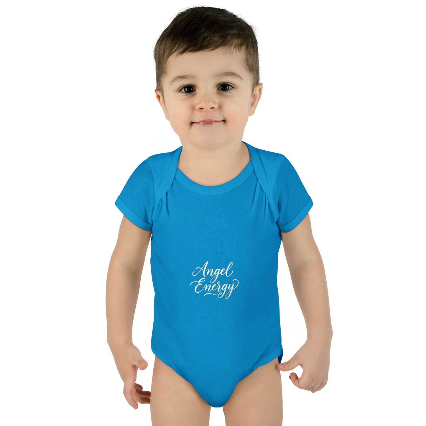 Infant Bodysuit - 'Angel Energy' Cute Baby Onesie (Newborn to 24M)