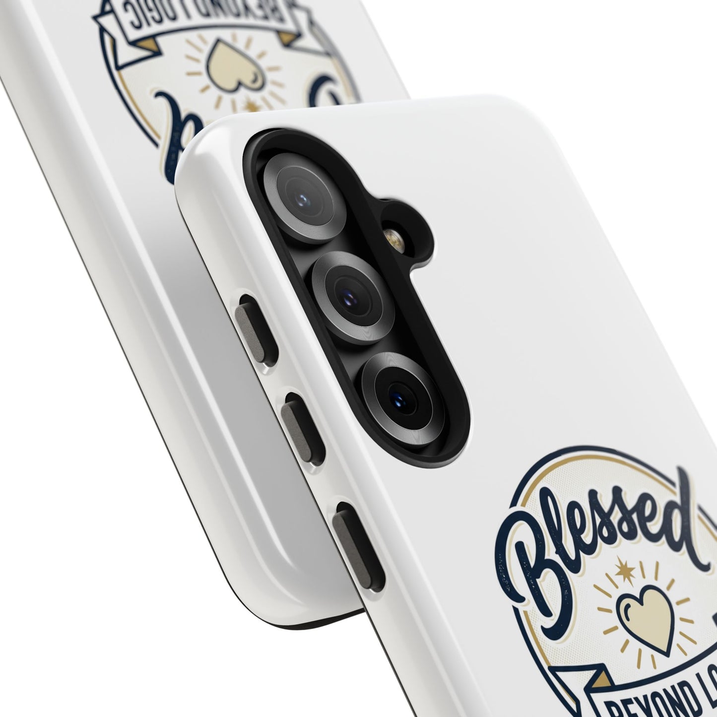 Blessed Beyond Logic Tough Phone Case — Inspirational Christian Phone Cover