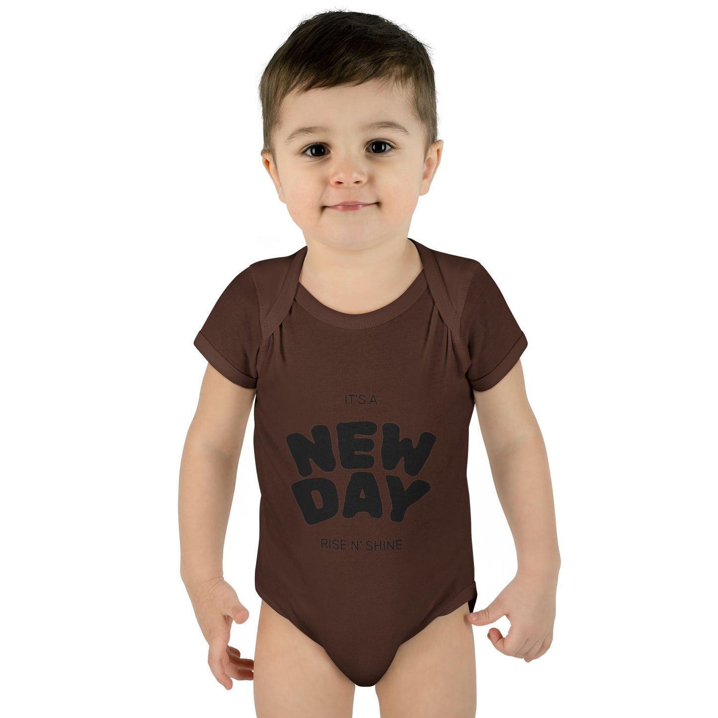 Infant Bodysuit "It's a New Day — Rise N' Shine" Baby Onesie