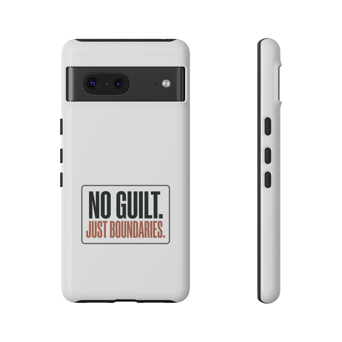 Phone Case — “No Guilt. Just Boundaries.” Motivational Protective Case