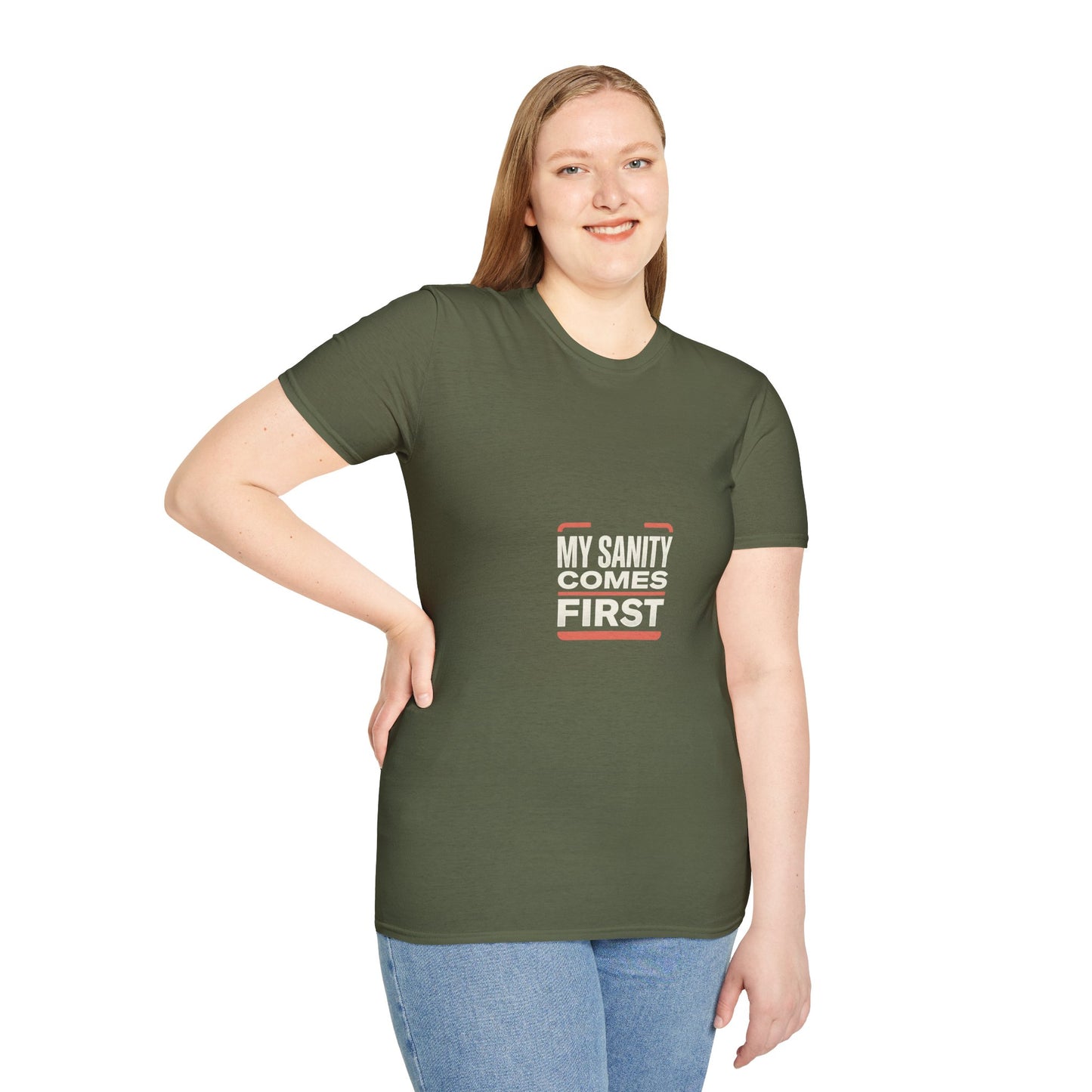 T‑Shirt — Minimal 'My Sanity Comes First' Graphic Tee