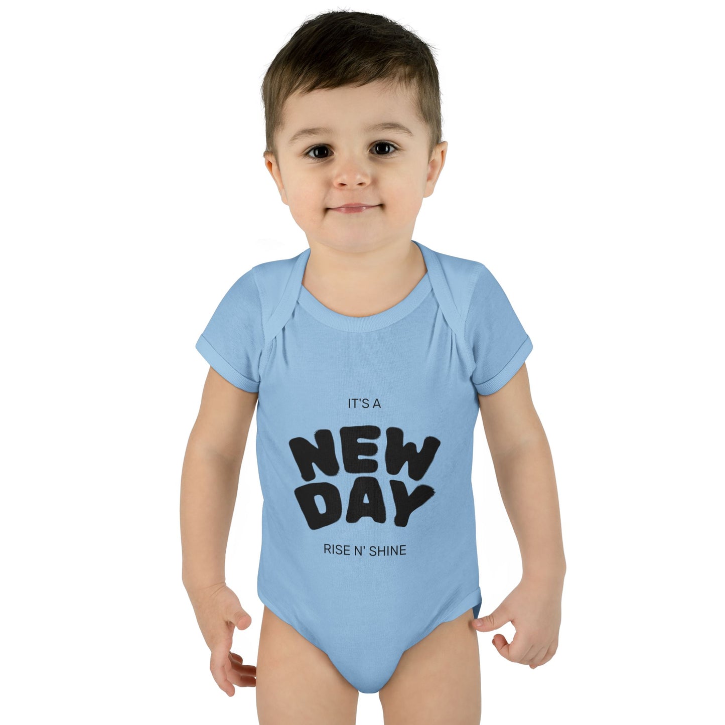 Infant Bodysuit "It's a New Day — Rise N' Shine" Baby Onesie