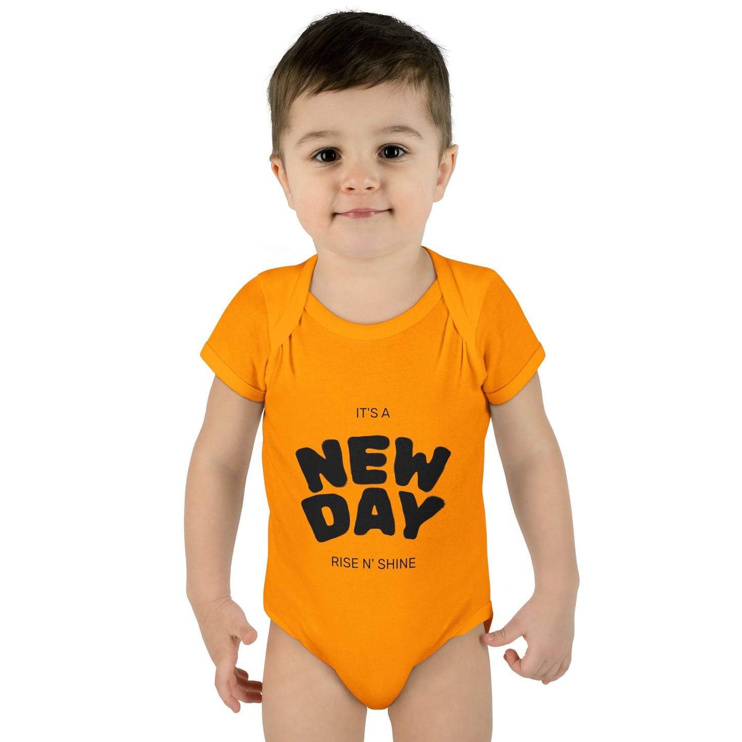 Infant Bodysuit "It's a New Day — Rise N' Shine" Baby Onesie