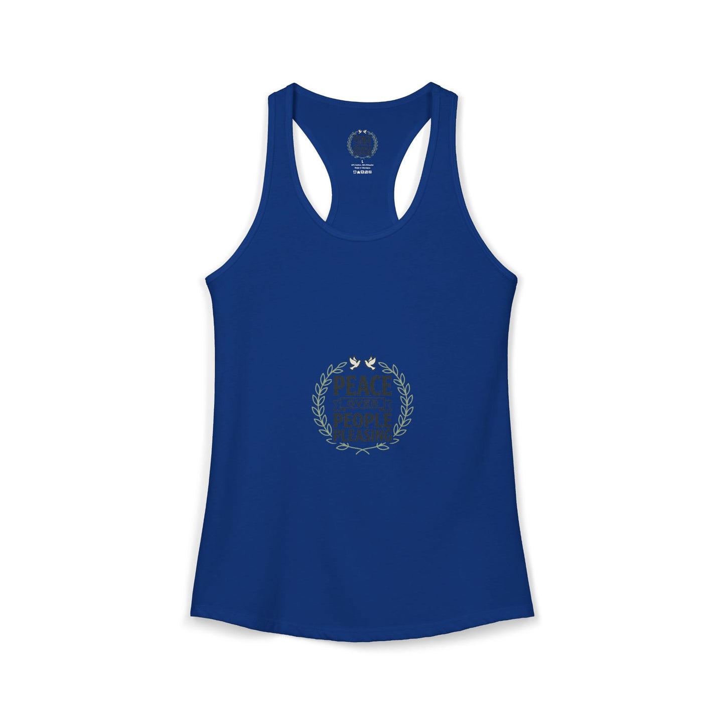 Peace Over People Pleasing Ideal Racerback Tank