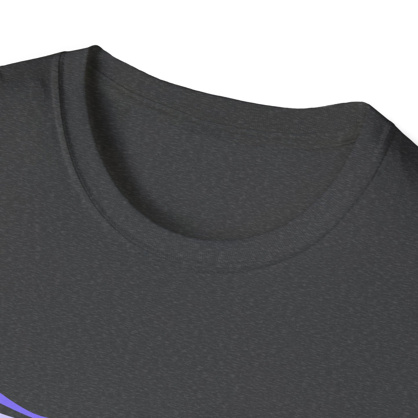 Dog Face T-Shirt — Playful Purple Pup with Star Sunglasses Graphic