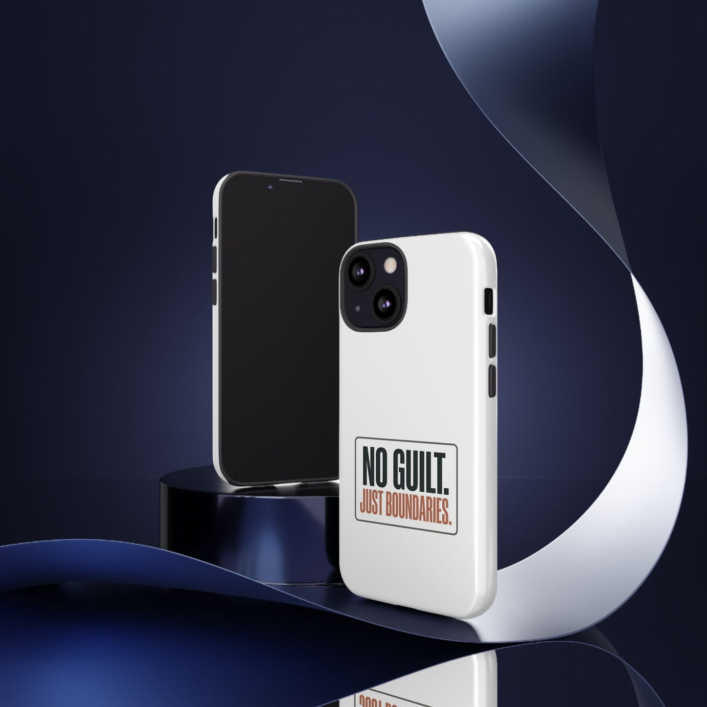 Phone Case — “No Guilt. Just Boundaries.” Motivational Protective Case