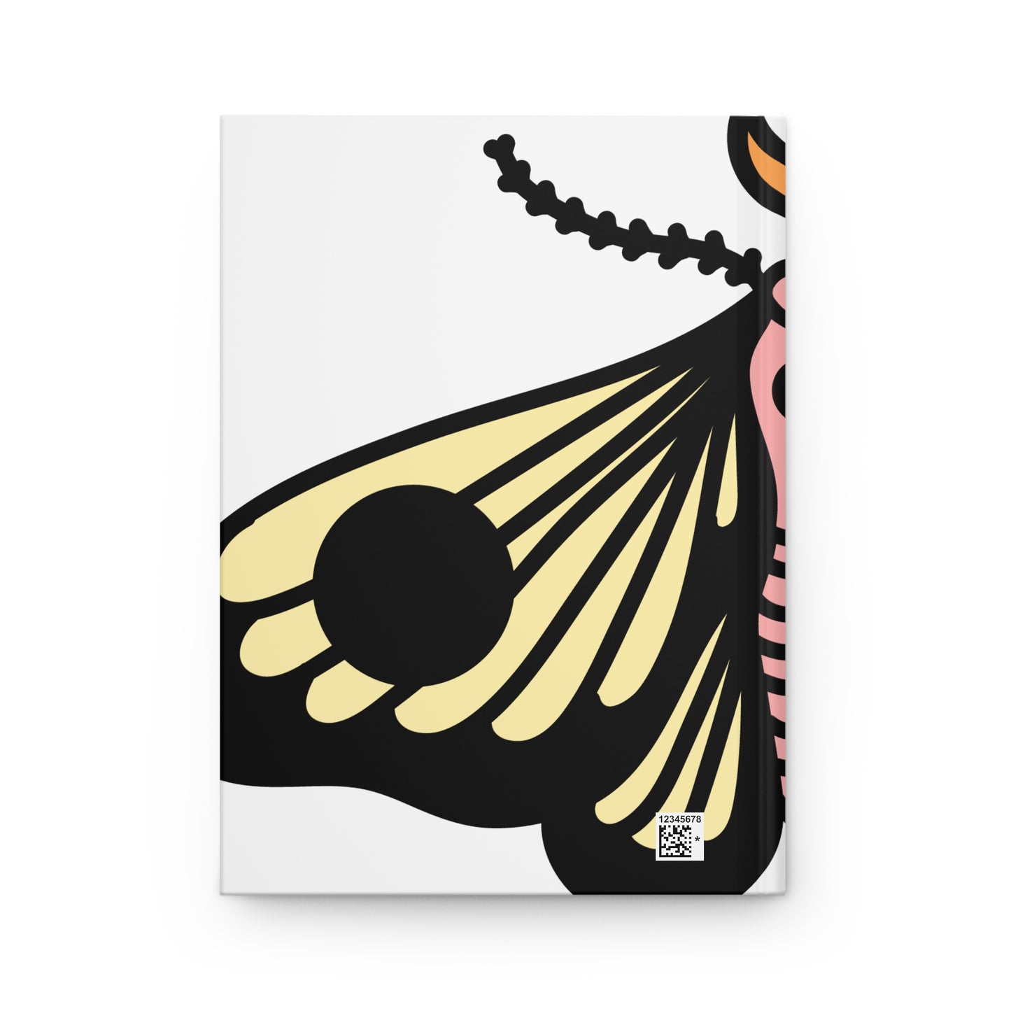 Butterfly Wing Hardcover Journal – Floral-Inspired Notebook for Notes & Sketches