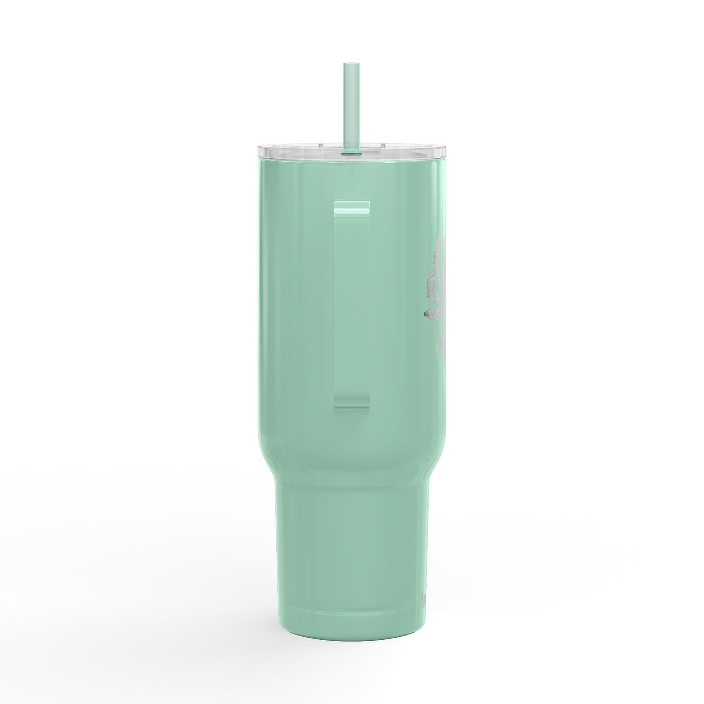 40oz Engraved Insulated Tumbler - Multi-Tasking Woman Design - Copo Térmico de 40oz Gravado – Design "Mulher Multitarefa"