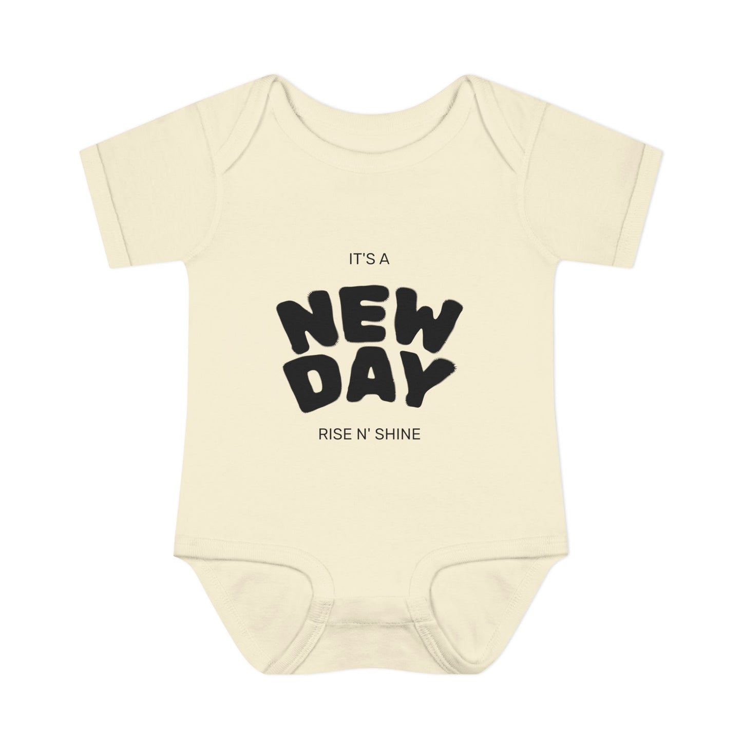 Infant Bodysuit "It's a New Day — Rise N' Shine" Baby Onesie