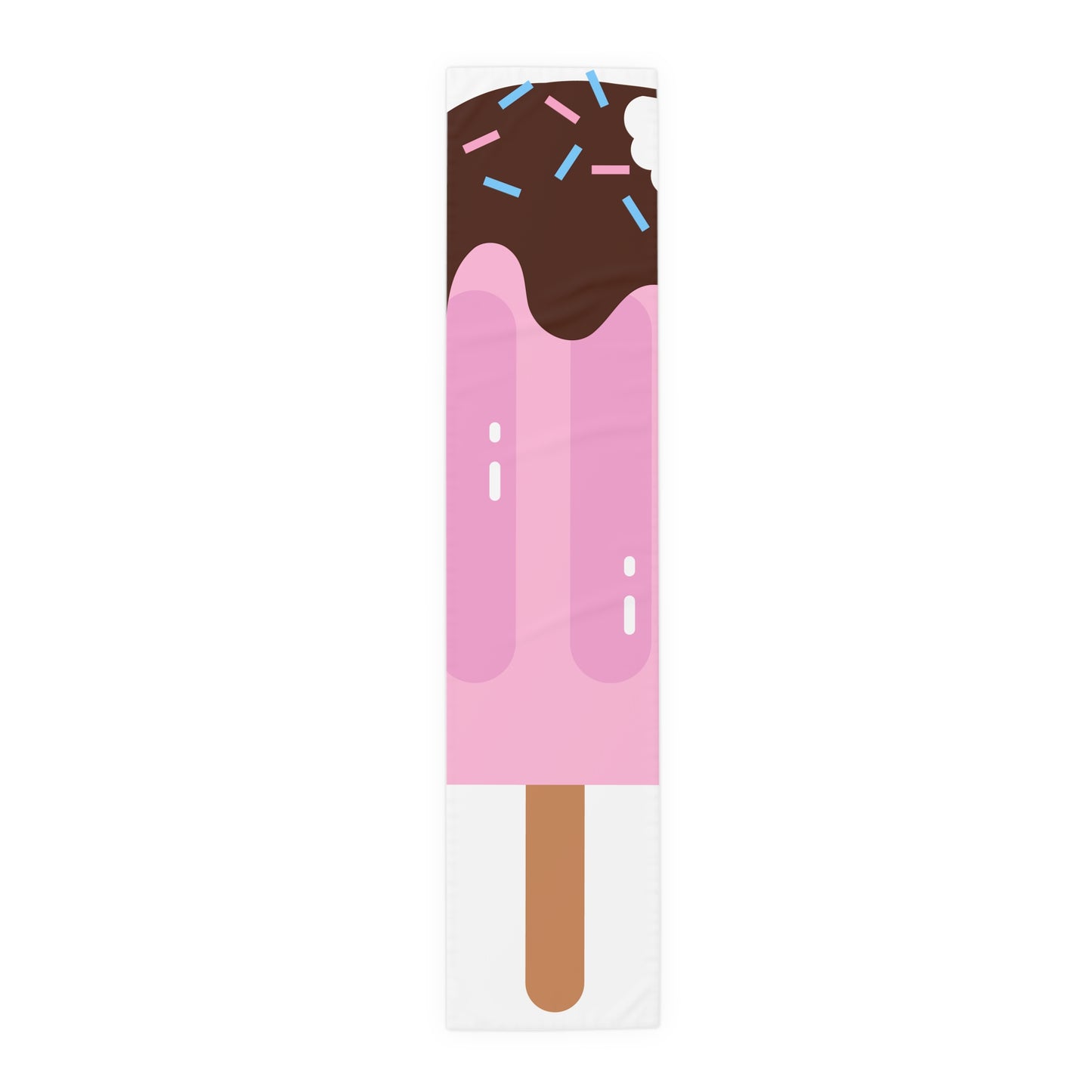 Pink Ice Pop Table Runner – Cute Popsicle Summer Dining Decor