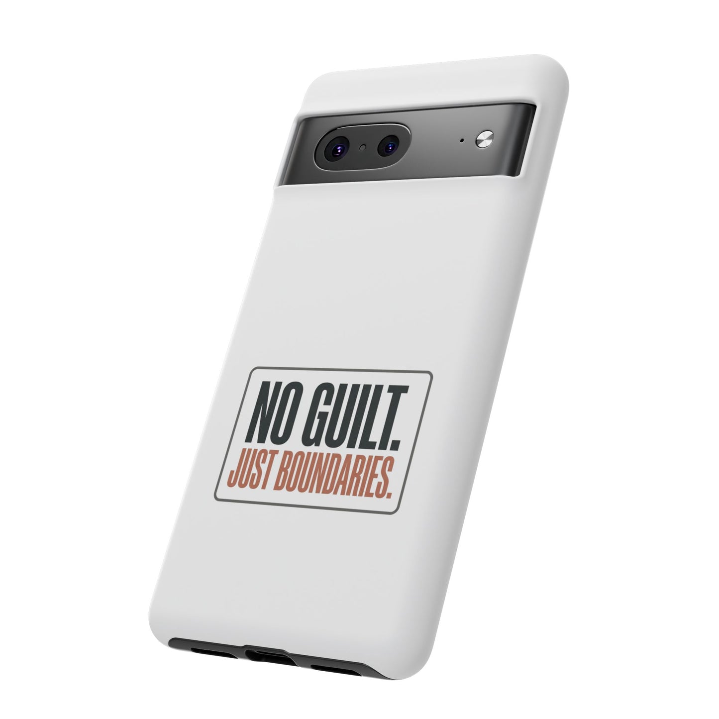 Phone Case — “No Guilt. Just Boundaries.” Motivational Protective Case
