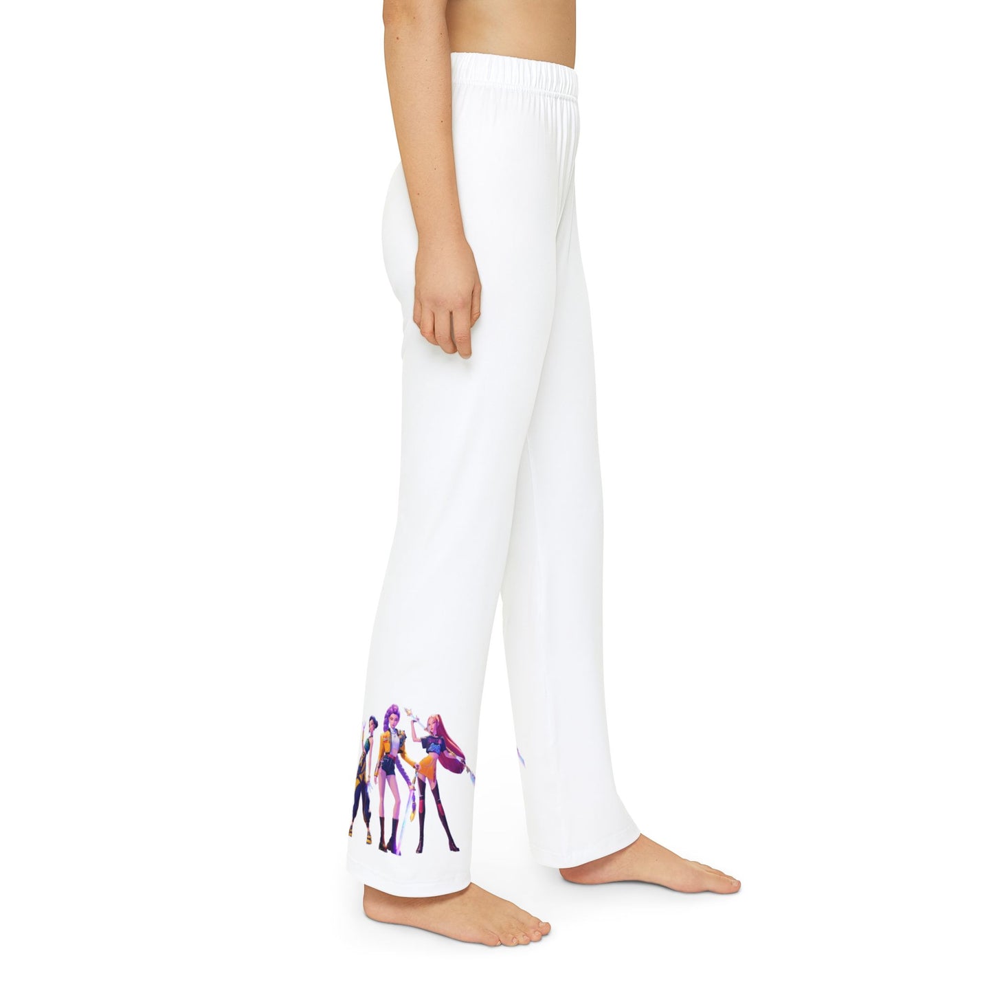 Kids Lounge Pants — Colorful Dance Characters AOP Printed Kids' Loungewear