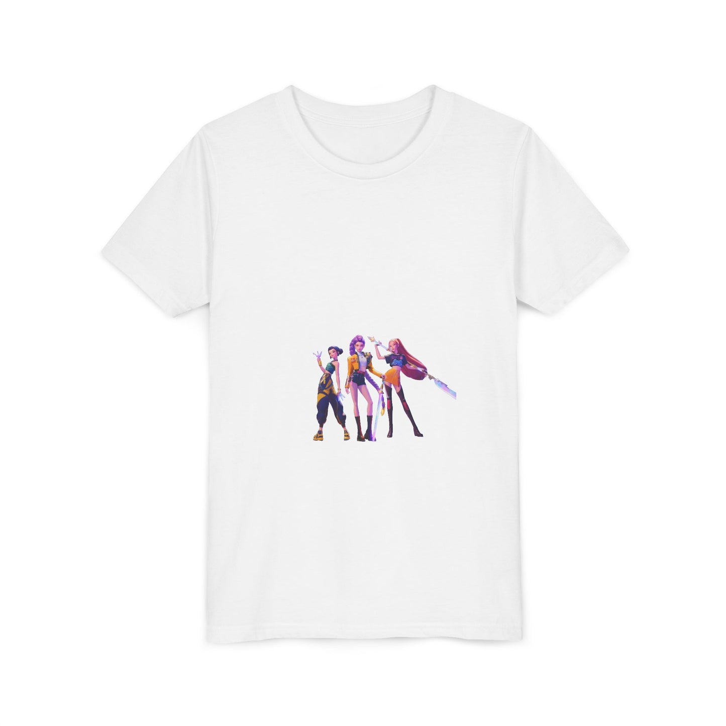 Youth Tee — Colorful Cartoon Band Kids T‑Shirt