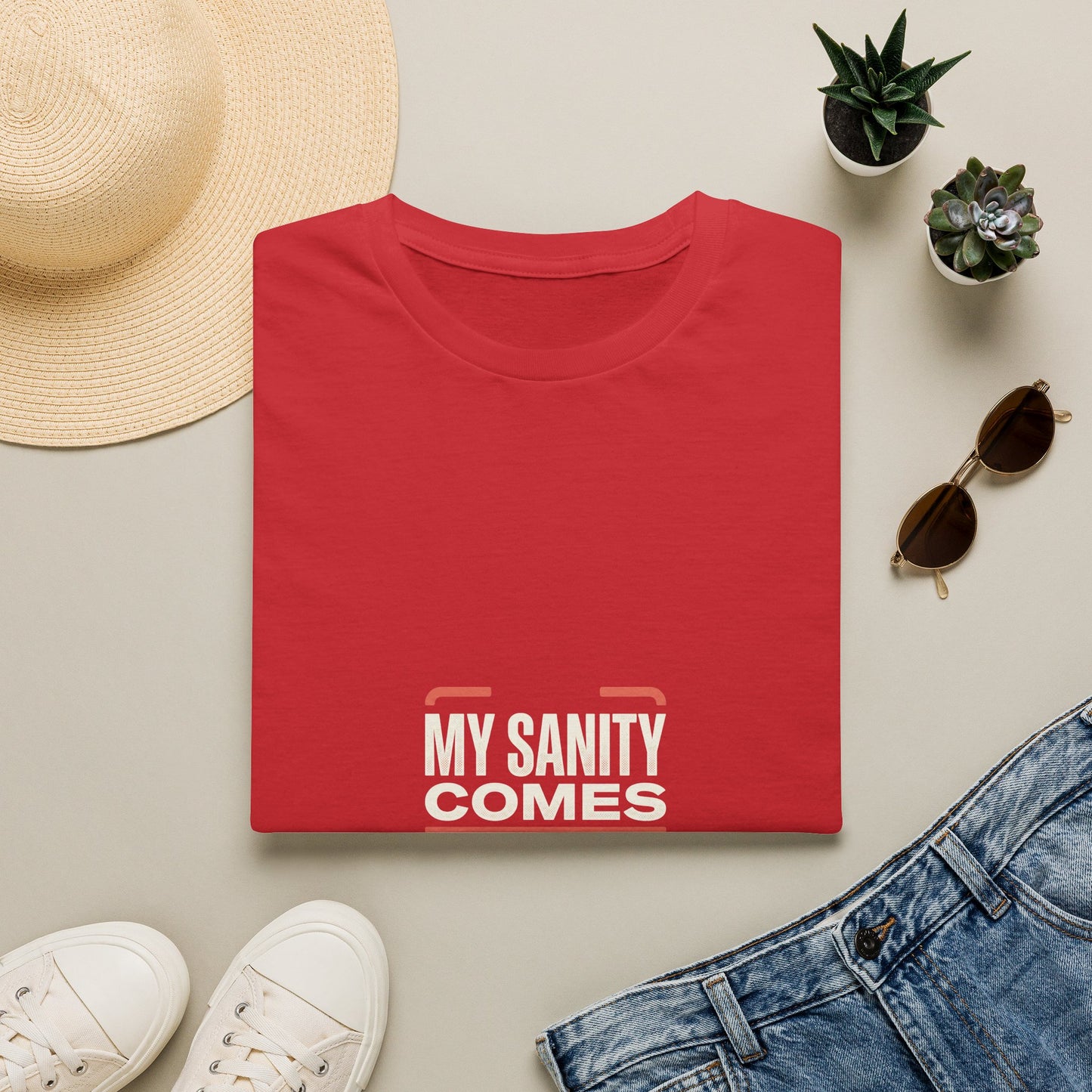 T‑Shirt — Minimal 'My Sanity Comes First' Graphic Tee