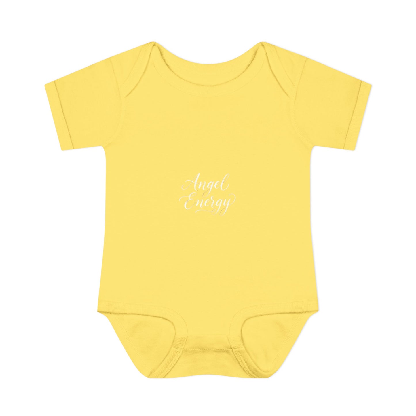 Infant Bodysuit - 'Angel Energy' Cute Baby Onesie (Newborn to 24M)