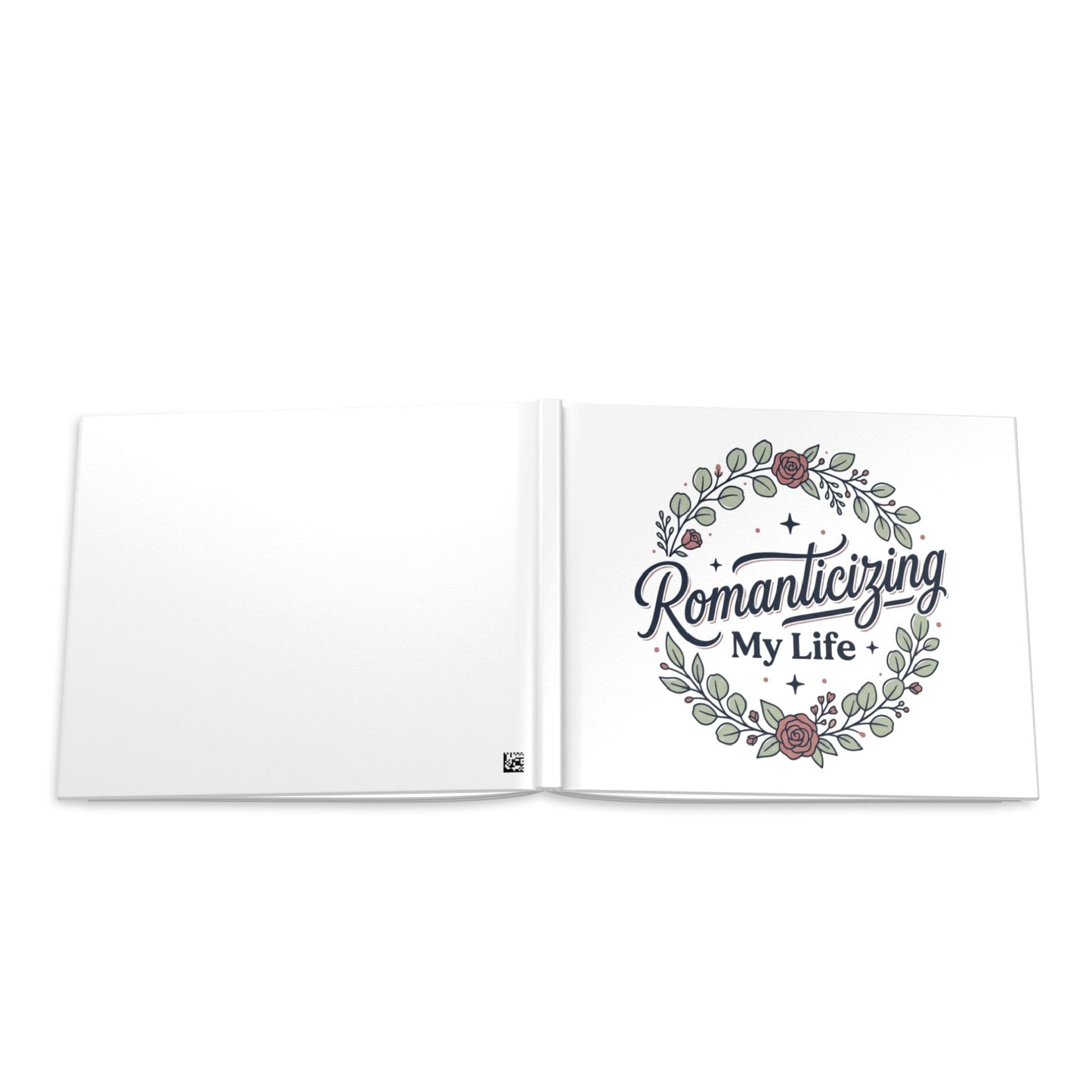 Hardcover Photo Book — "Romanticizing My Life" Floral Keepsake